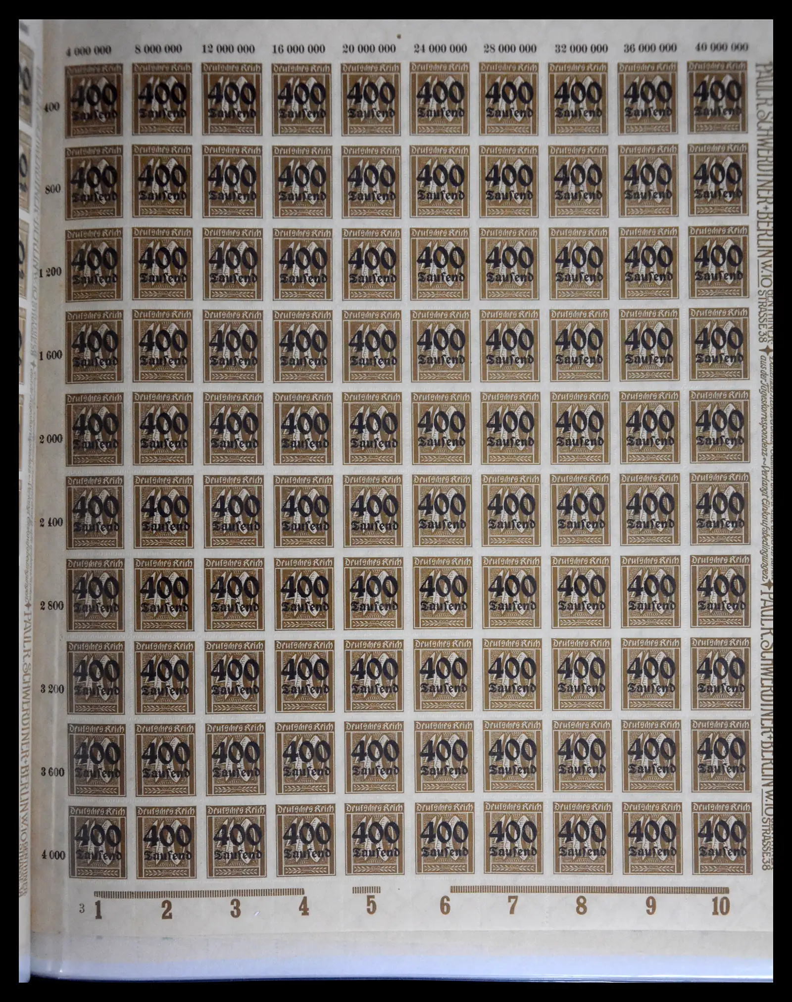 41677 0049 - Stamp collection 41677 German Reich infla 1921-1923.