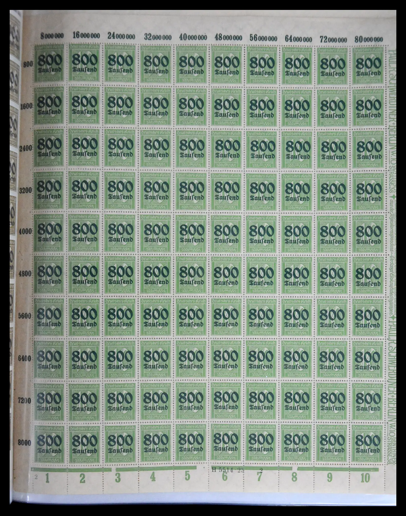 41677 0051 - Stamp collection 41677 German Reich infla 1921-1923.