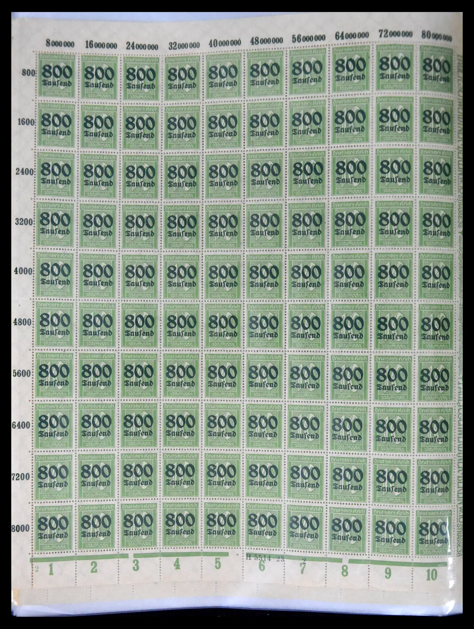 41677 0052 - Stamp collection 41677 German Reich infla 1921-1923.