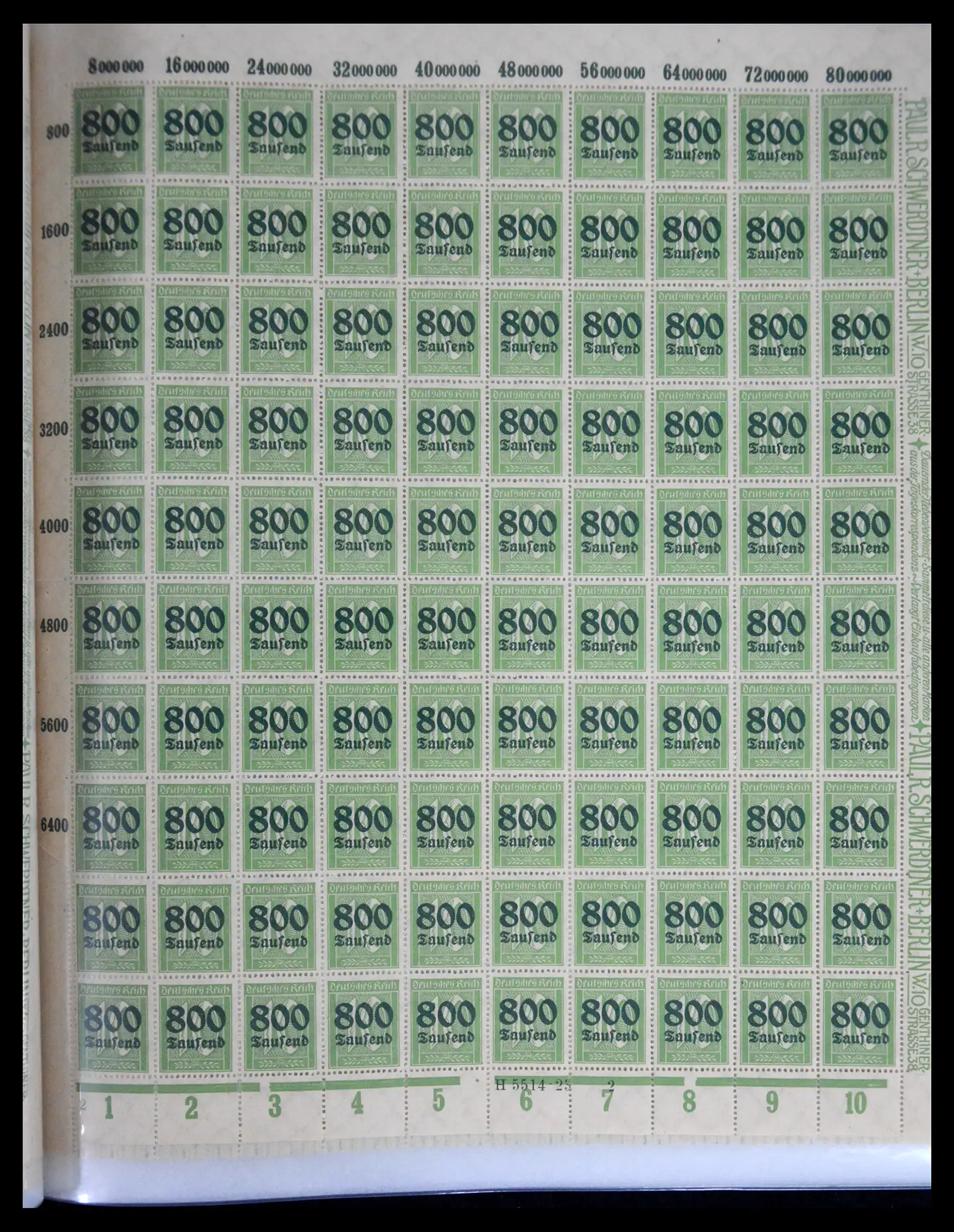 41677 0053 - Stamp collection 41677 German Reich infla 1921-1923.