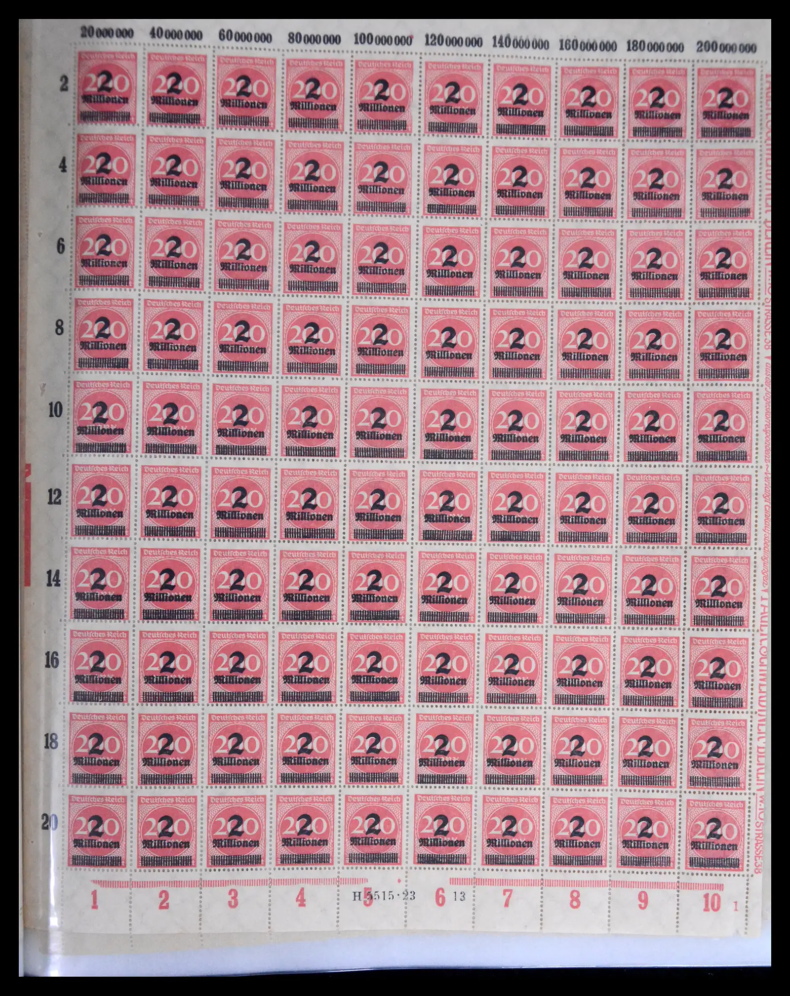 41677 0057 - Stamp collection 41677 German Reich infla 1921-1923.