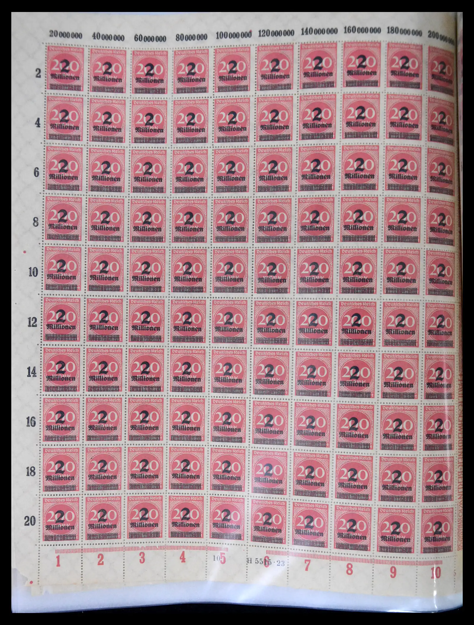 41677 0058 - Stamp collection 41677 German Reich infla 1921-1923.
