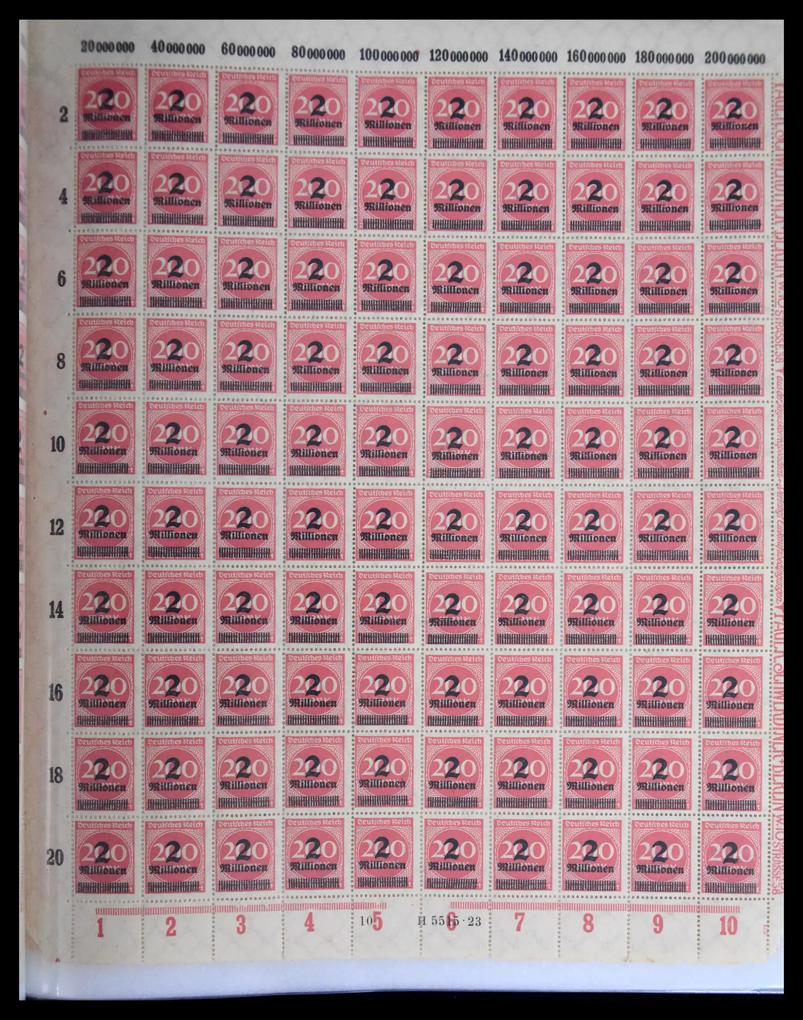 41677 0059 - Stamp collection 41677 German Reich infla 1921-1923.