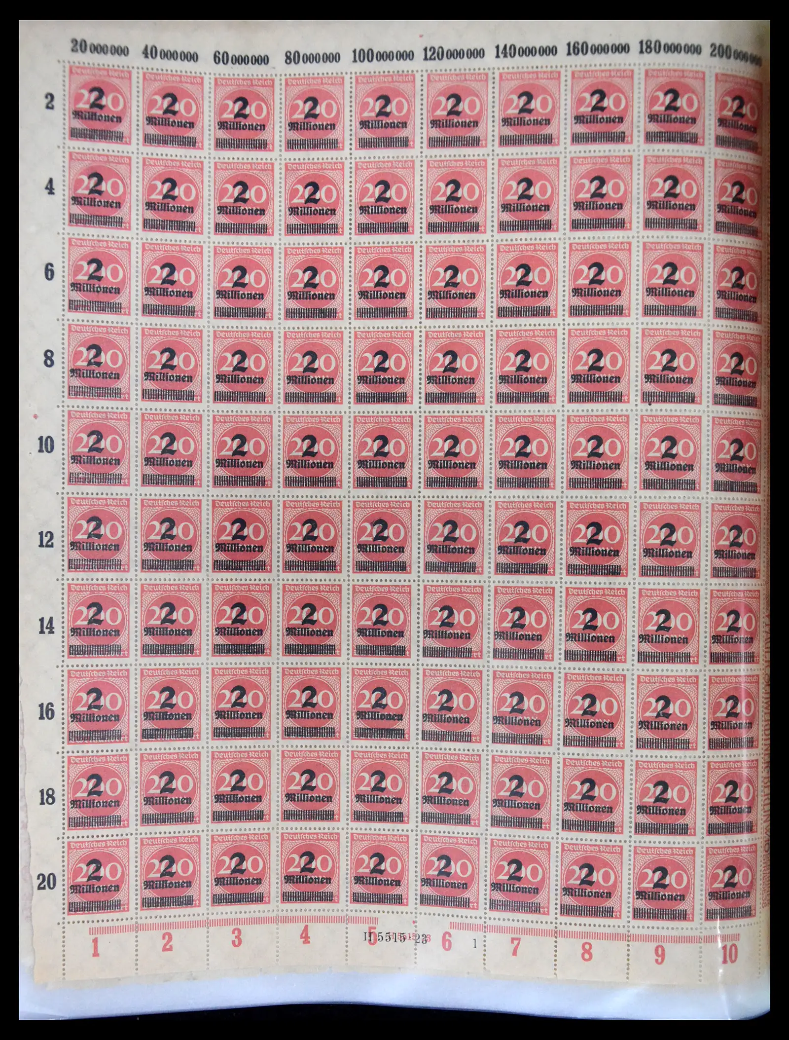 41677 0060 - Stamp collection 41677 German Reich infla 1921-1923.