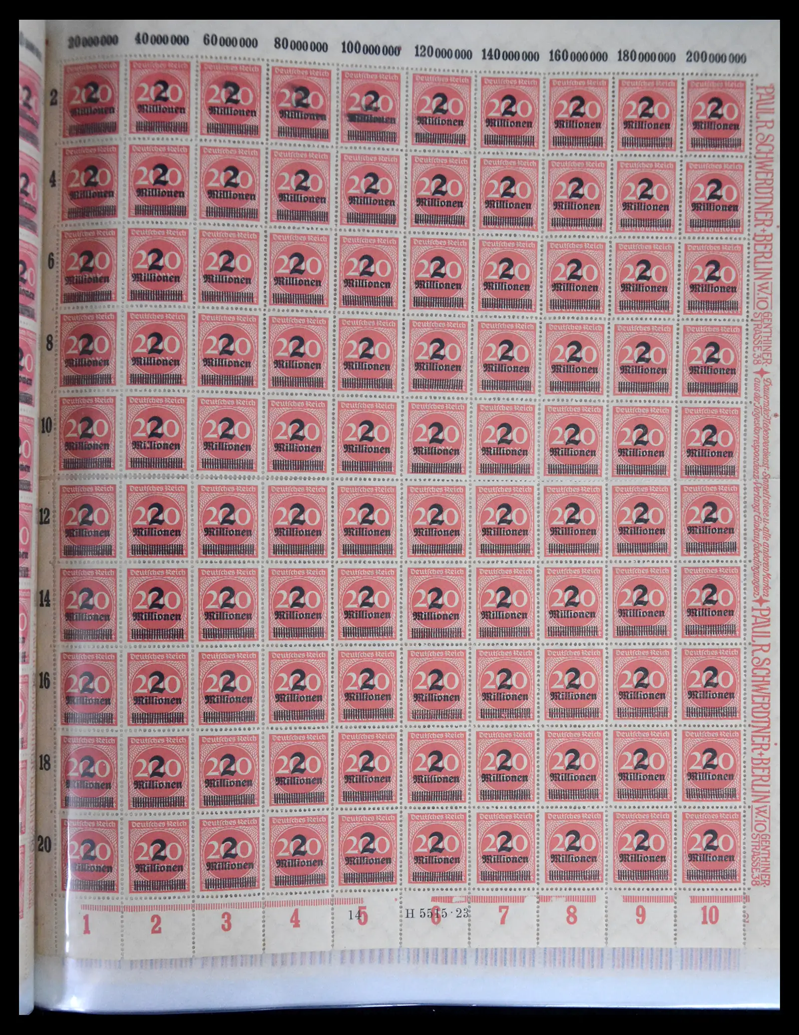 41677 0061 - Stamp collection 41677 German Reich infla 1921-1923.