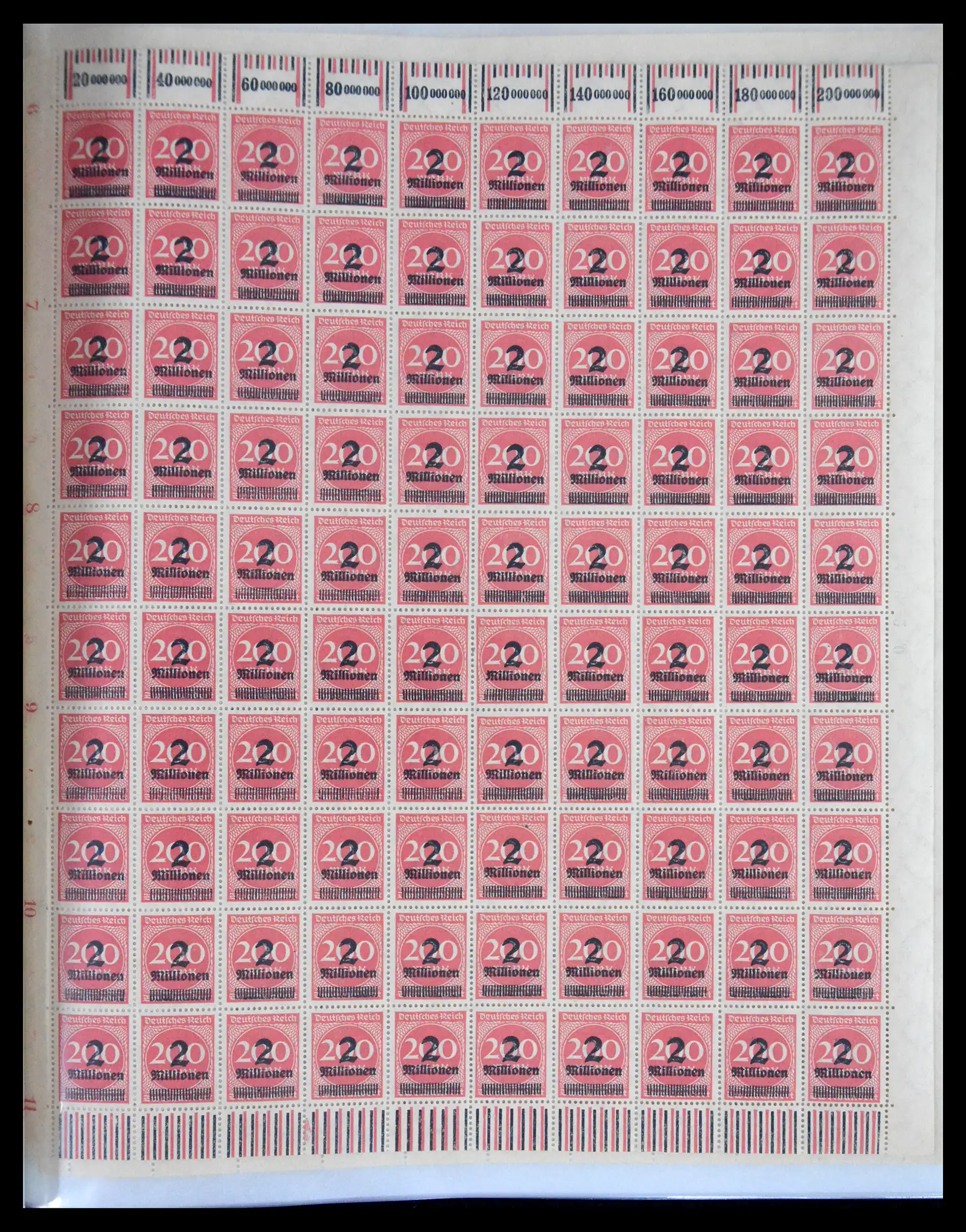41677 0063 - Stamp collection 41677 German Reich infla 1921-1923.