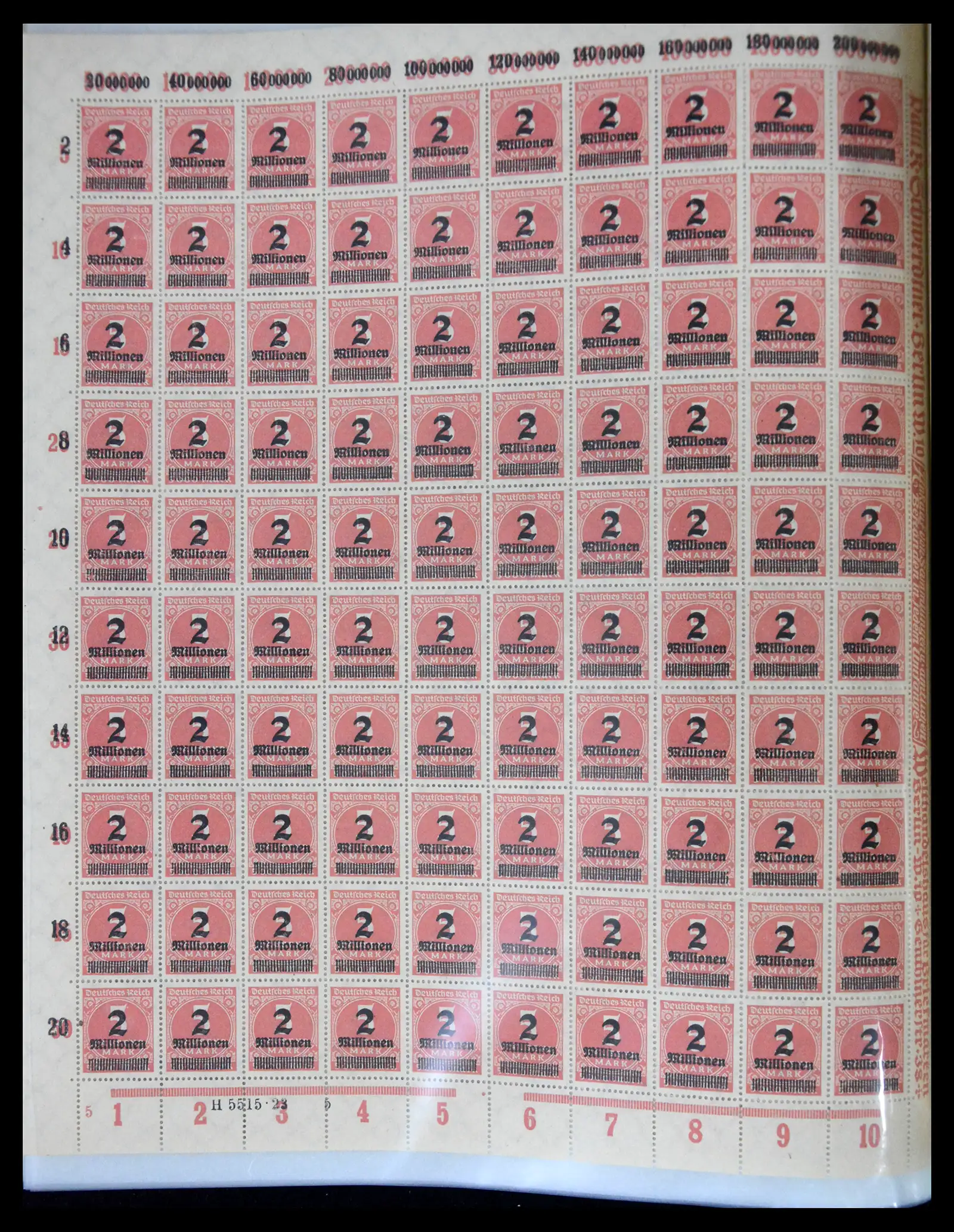 41677 0064 - Stamp collection 41677 German Reich infla 1921-1923.