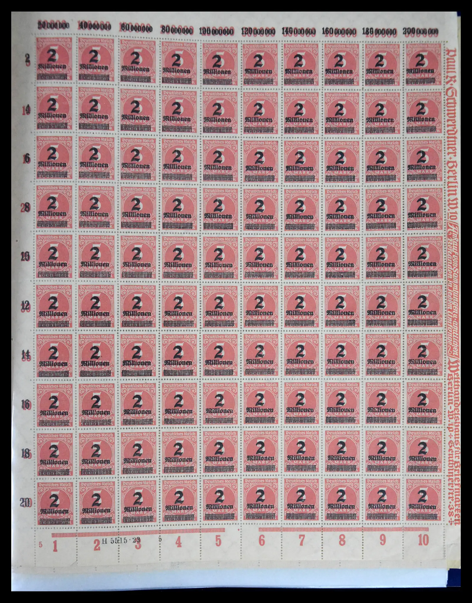 41677 0065 - Stamp collection 41677 German Reich infla 1921-1923.