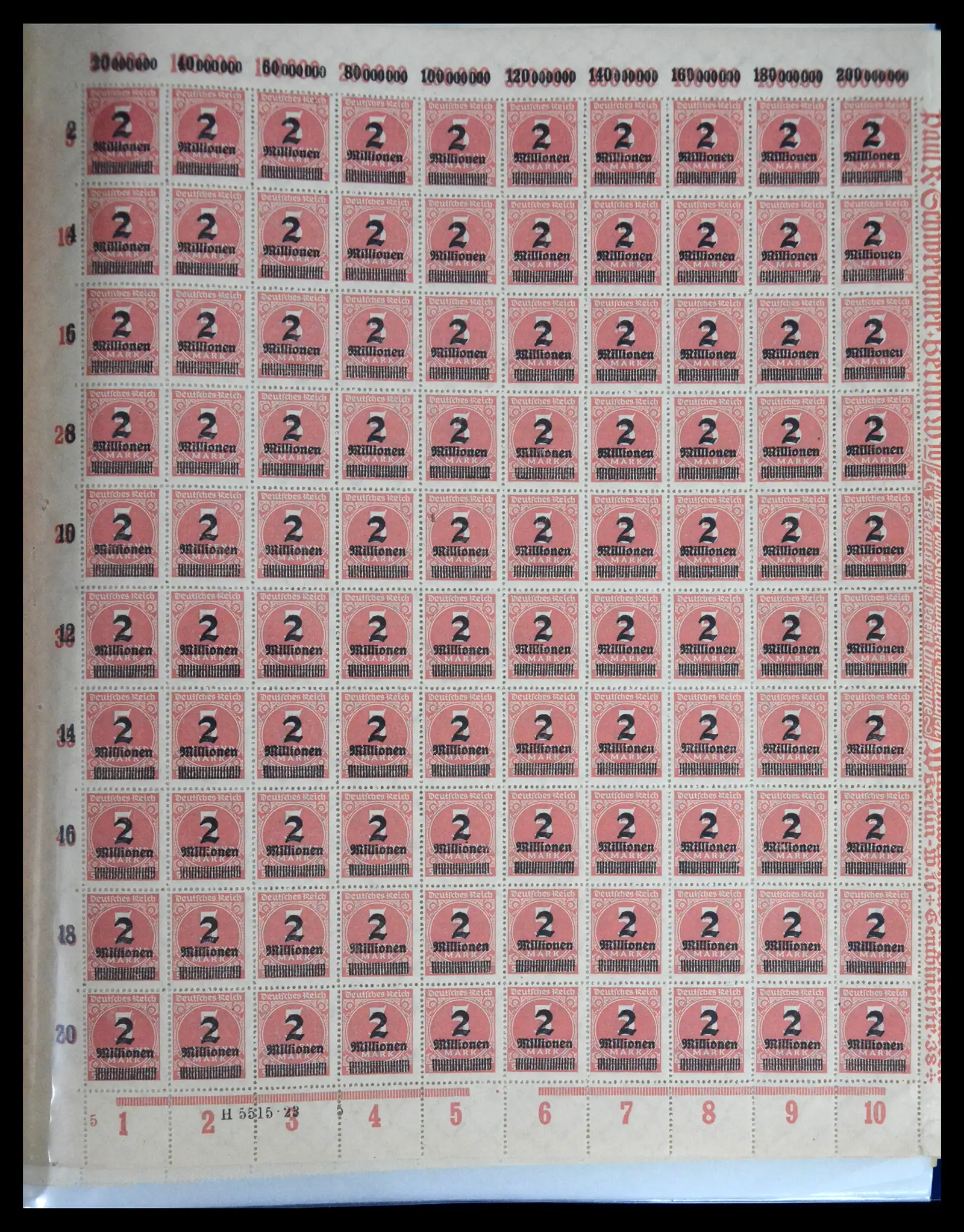 41677 0067 - Stamp collection 41677 German Reich infla 1921-1923.