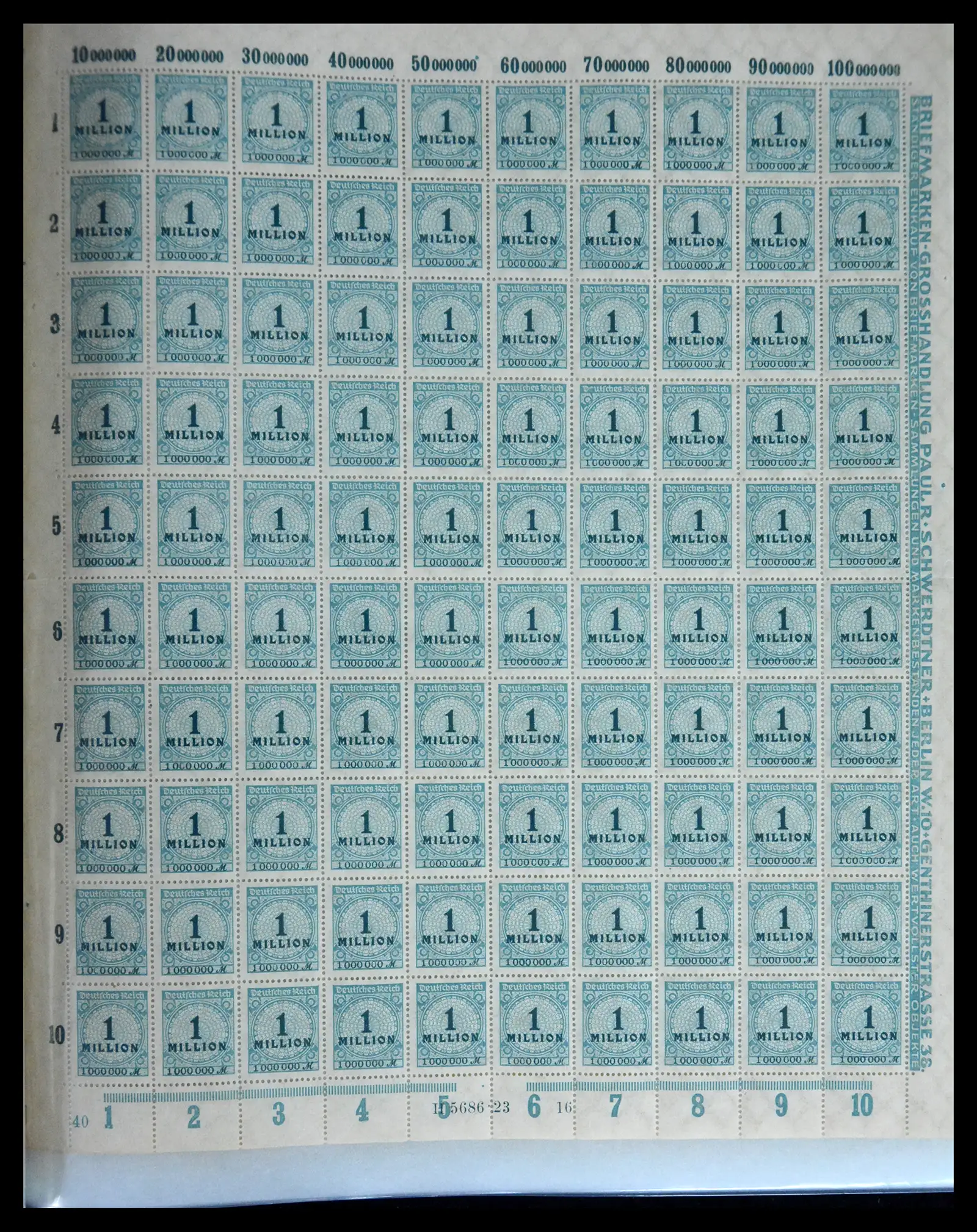 41677 0069 - Stamp collection 41677 German Reich infla 1921-1923.