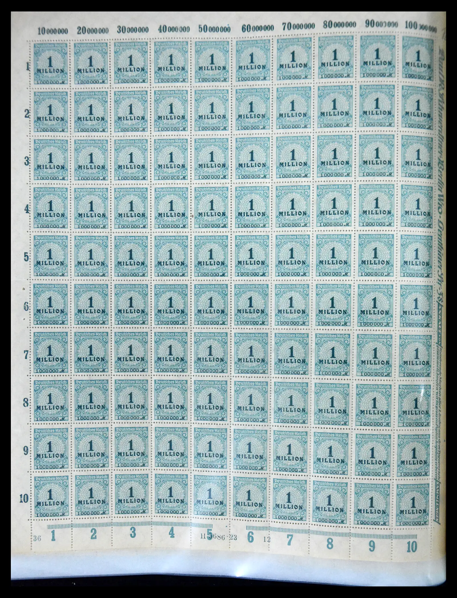 41677 0070 - Stamp collection 41677 German Reich infla 1921-1923.