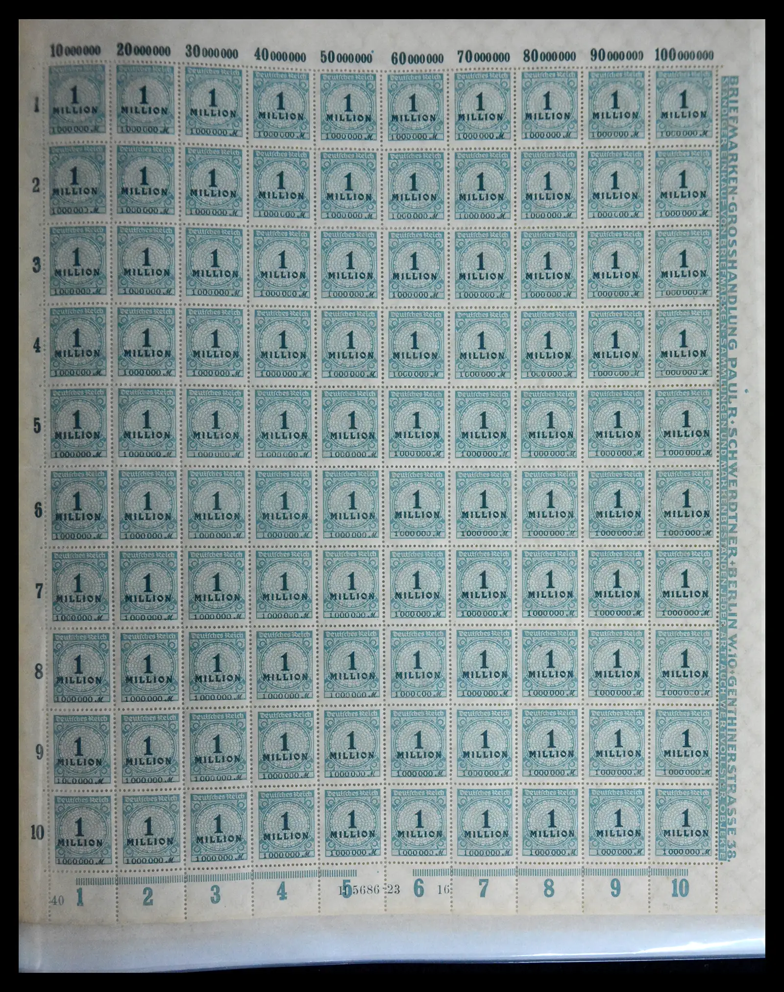 41677 0071 - Stamp collection 41677 German Reich infla 1921-1923.