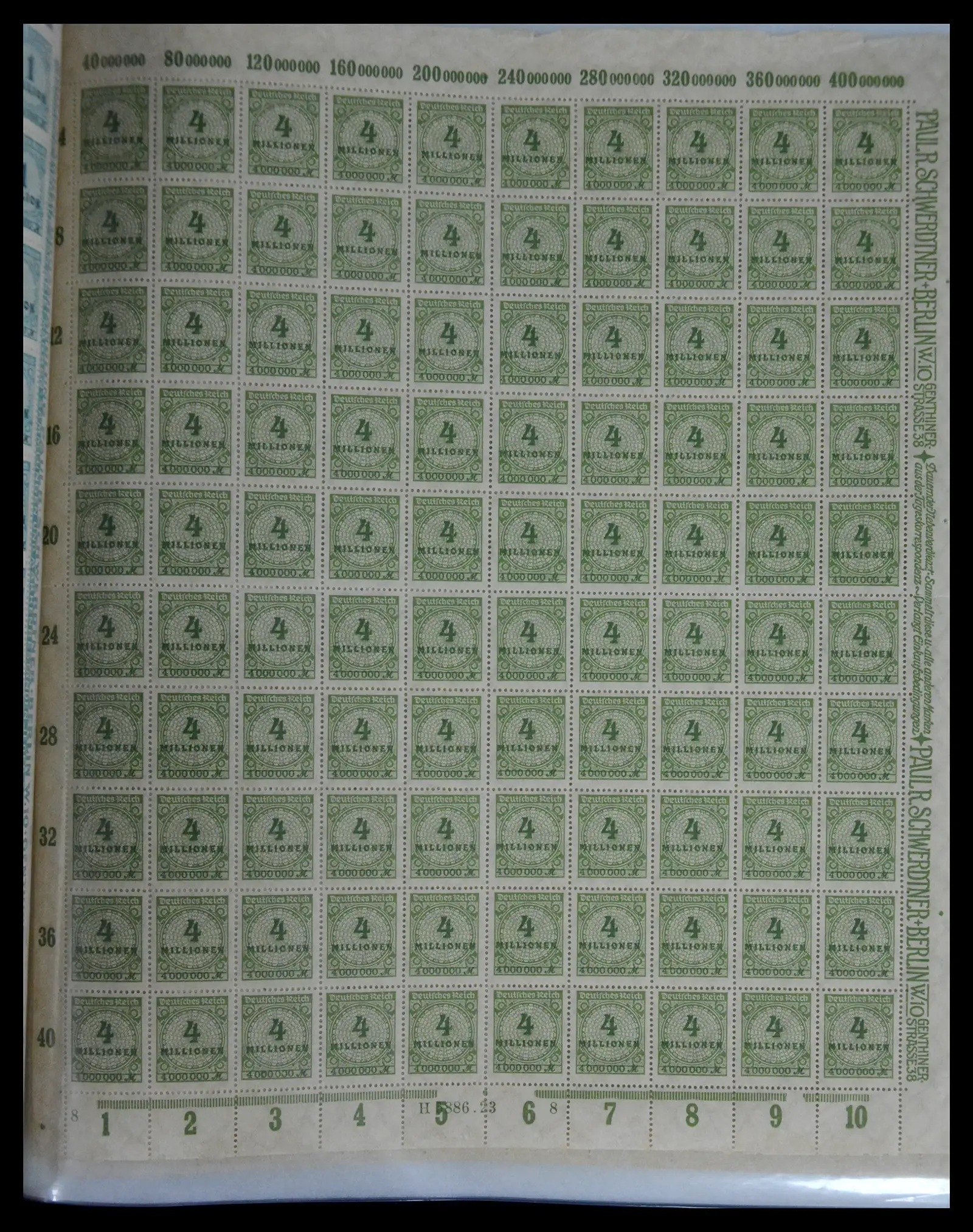 41677 0073 - Stamp collection 41677 German Reich infla 1921-1923.