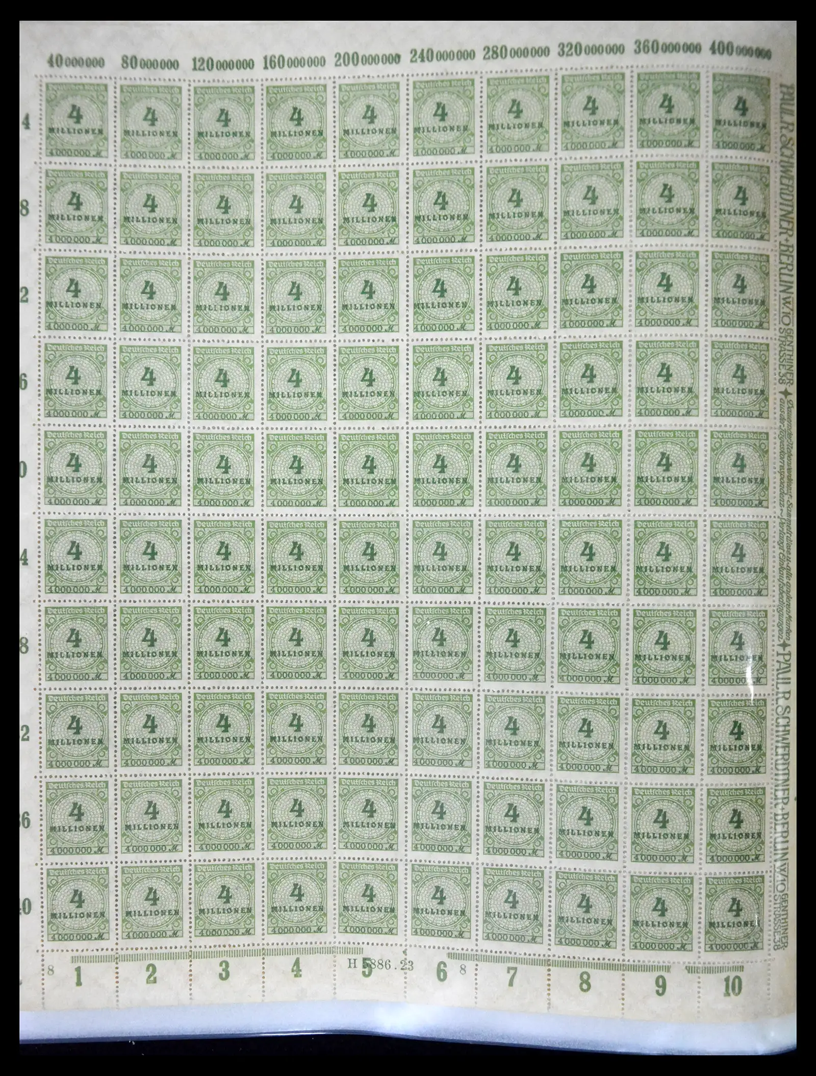 41677 0074 - Stamp collection 41677 German Reich infla 1921-1923.