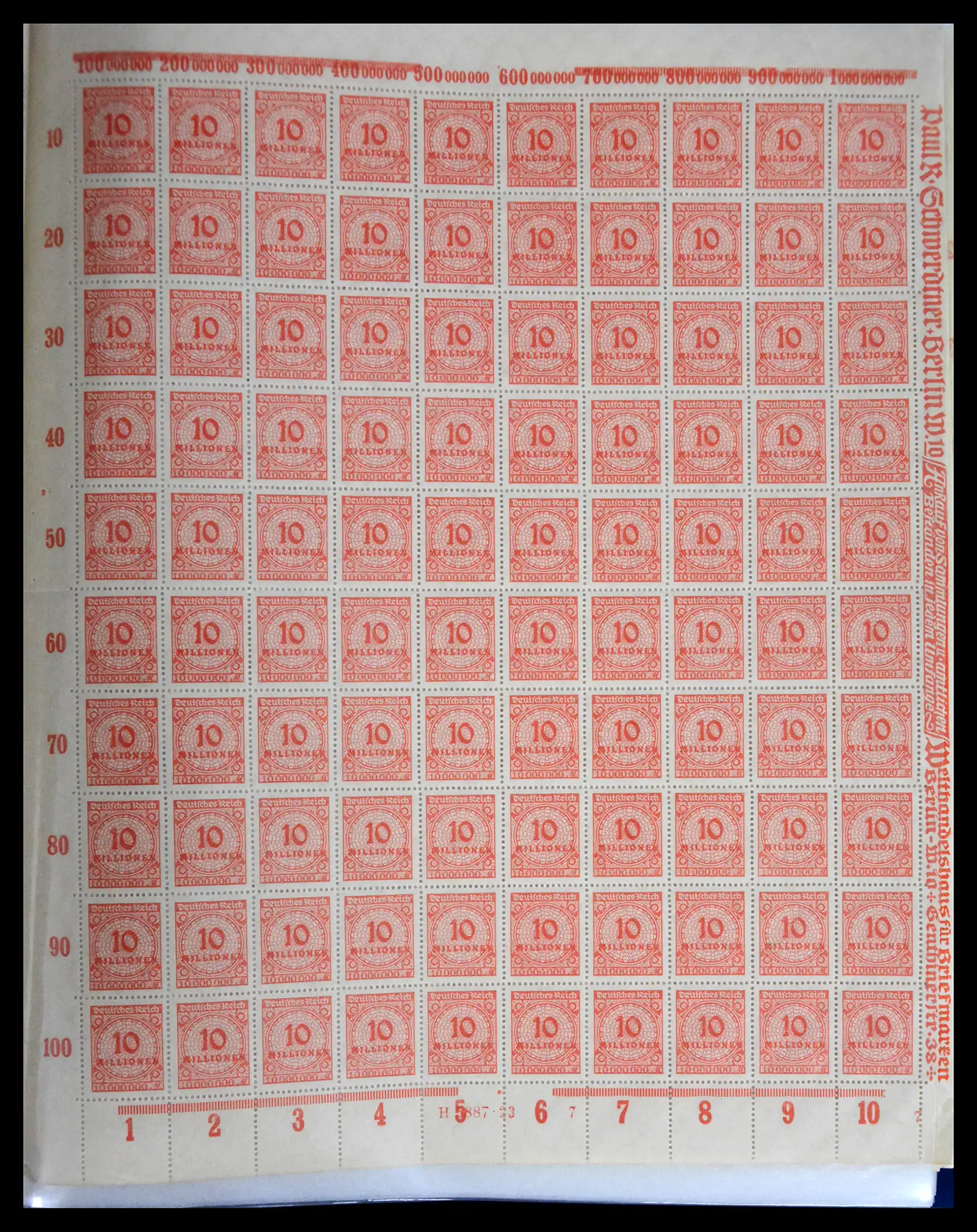 41677 0075 - Stamp collection 41677 German Reich infla 1921-1923.