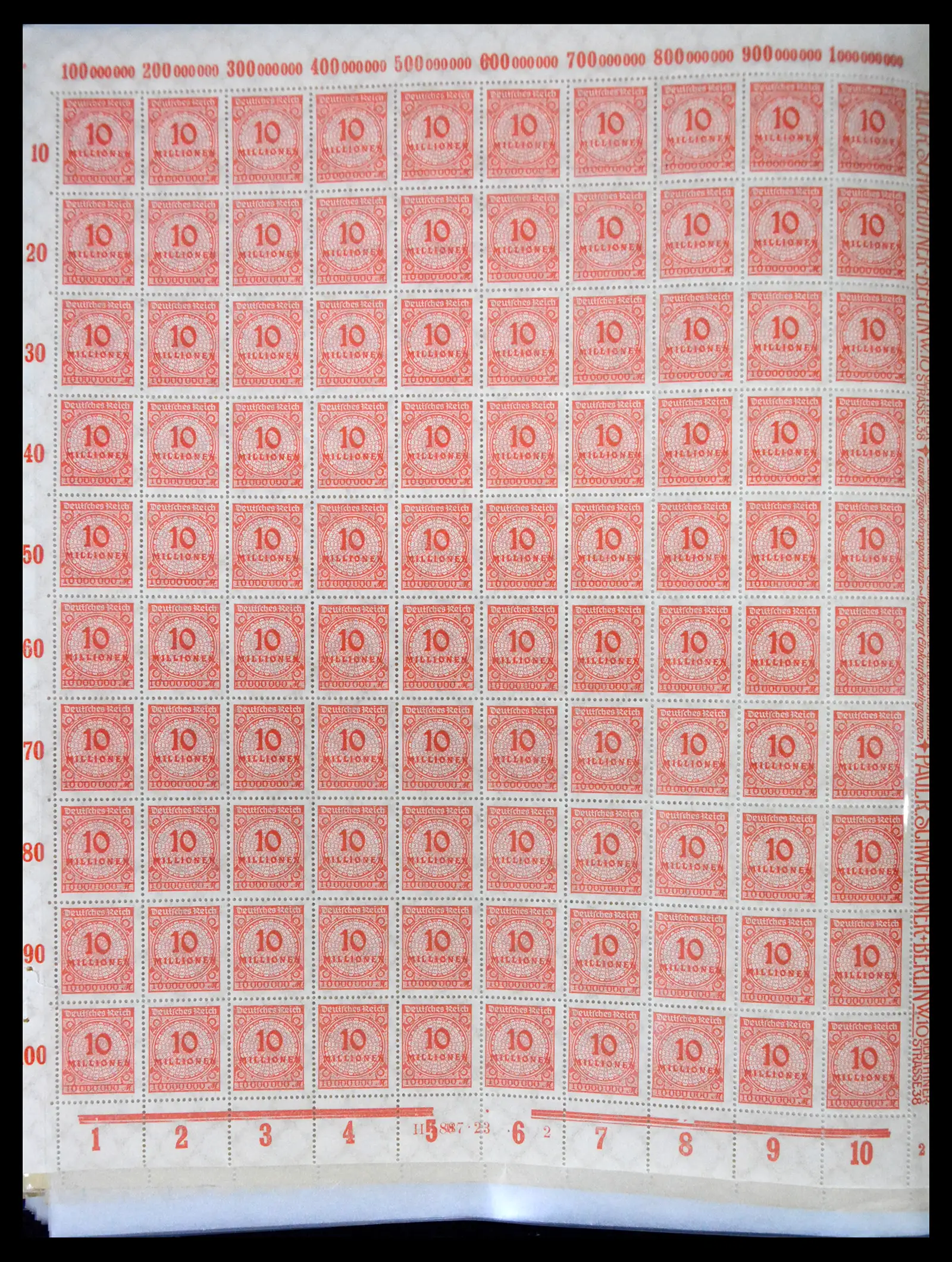 41677 0076 - Stamp collection 41677 German Reich infla 1921-1923.