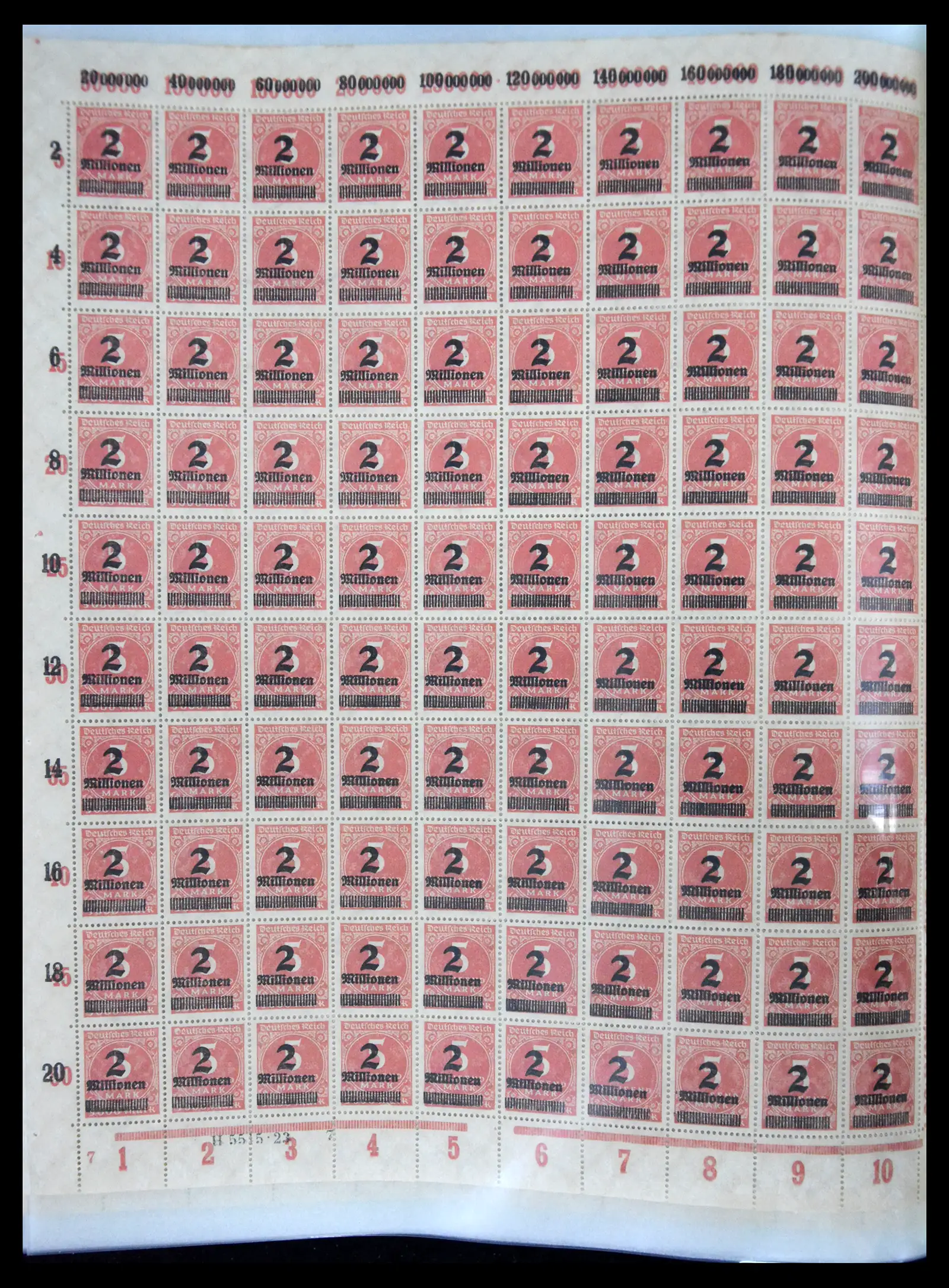 41677 0080 - Stamp collection 41677 German Reich infla 1921-1923.