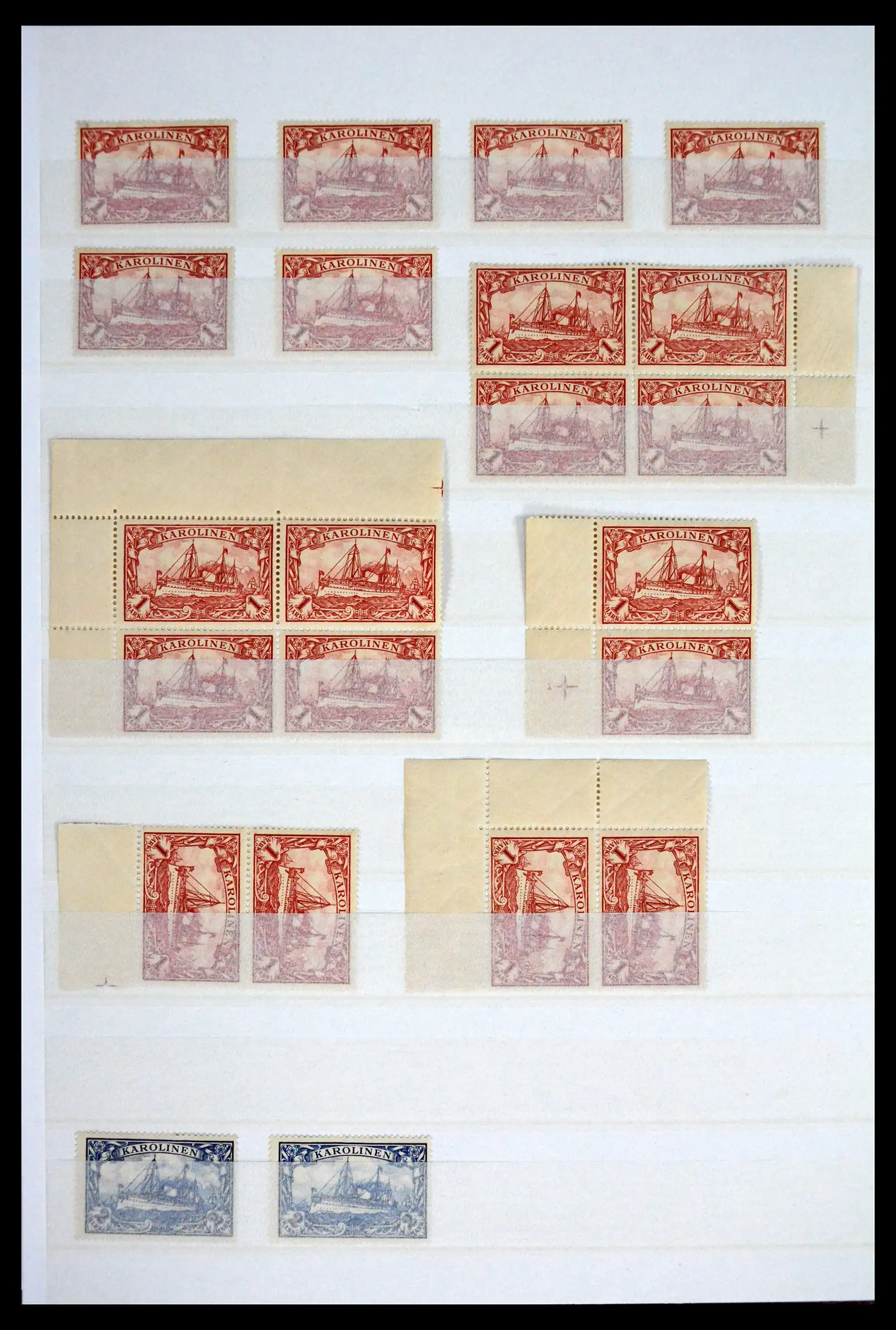 41678 0006 - Postzegelverzameling 41678 Duitse koloniën postfris 1887-1919.