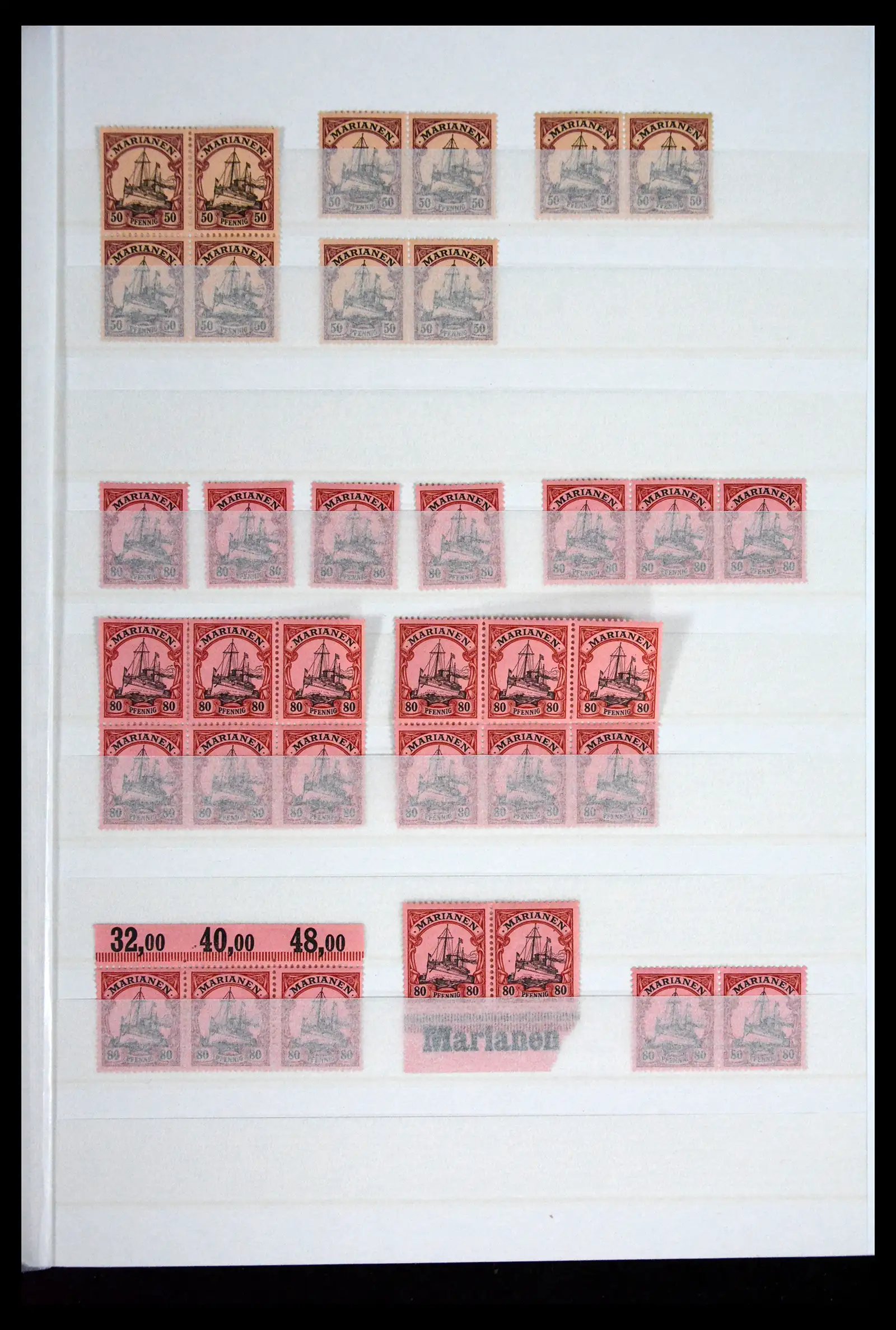 41678 0011 - Postzegelverzameling 41678 Duitse koloniën postfris 1887-1919.