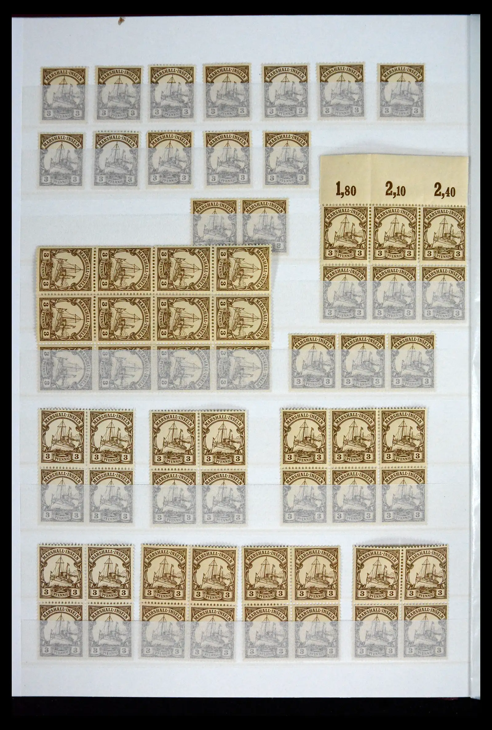 41678 0012 - Postzegelverzameling 41678 Duitse koloniën postfris 1887-1919.