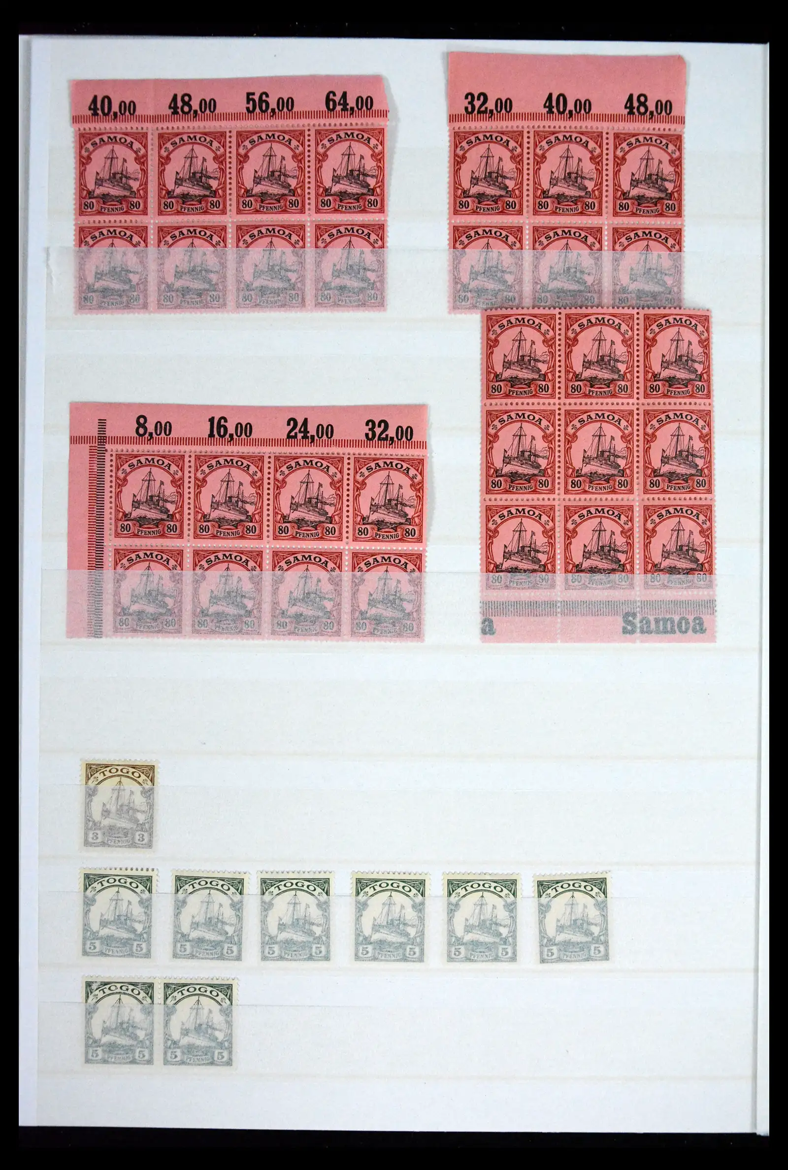 41678 0020 - Postzegelverzameling 41678 Duitse koloniën postfris 1887-1919.