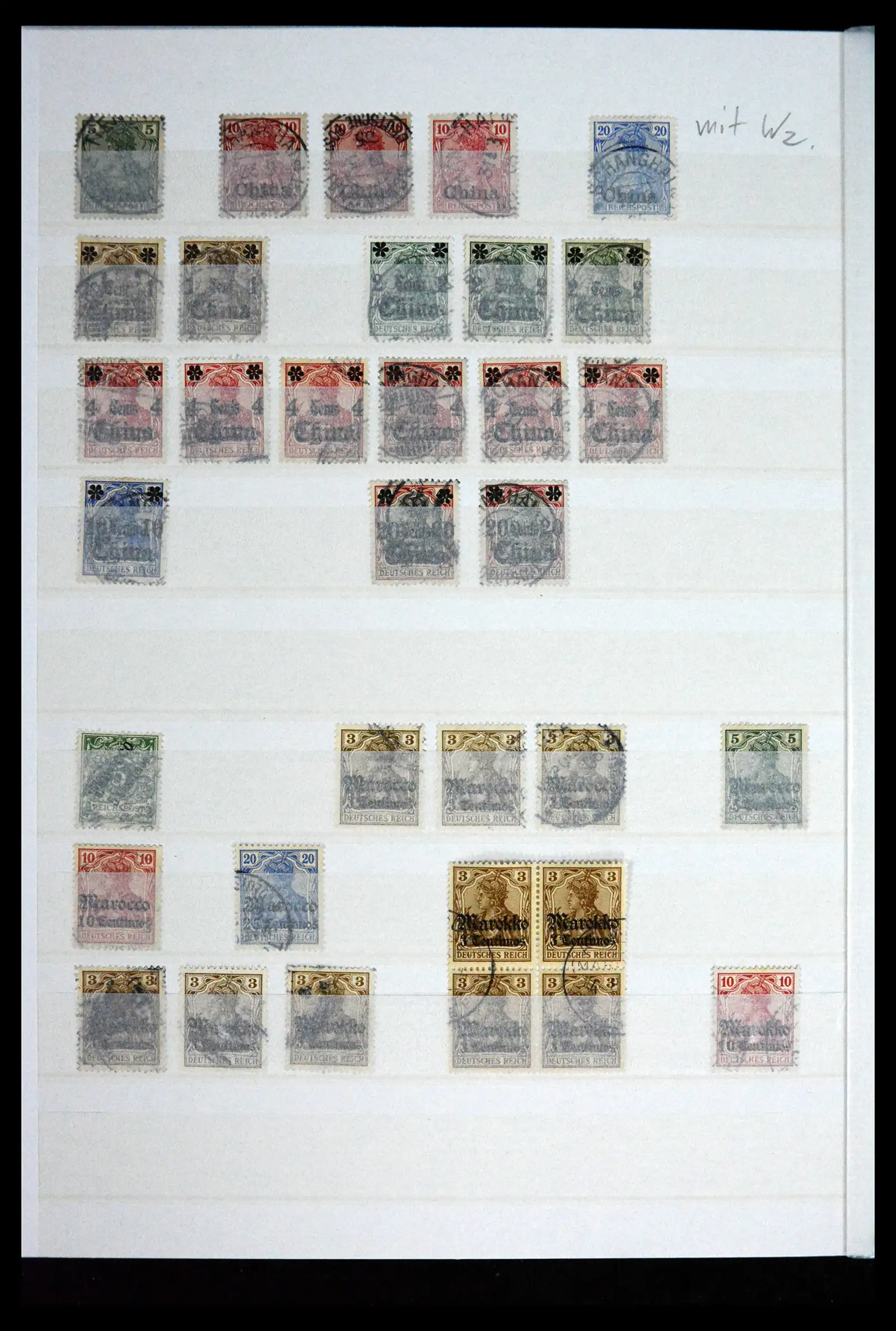 41678 0026 - Postzegelverzameling 41678 Duitse koloniën postfris 1887-1919.