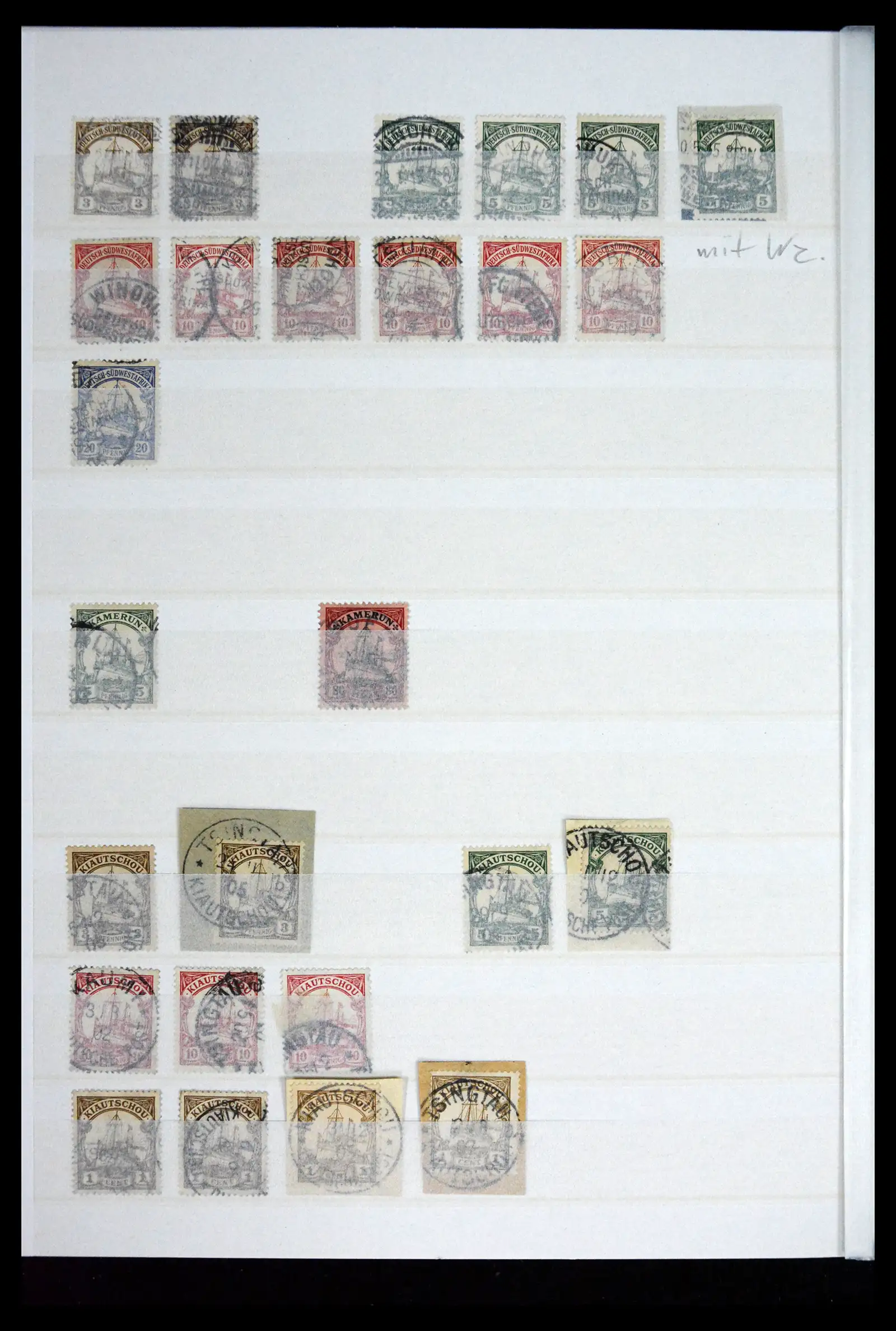 41678 0028 - Postzegelverzameling 41678 Duitse koloniën postfris 1887-1919.