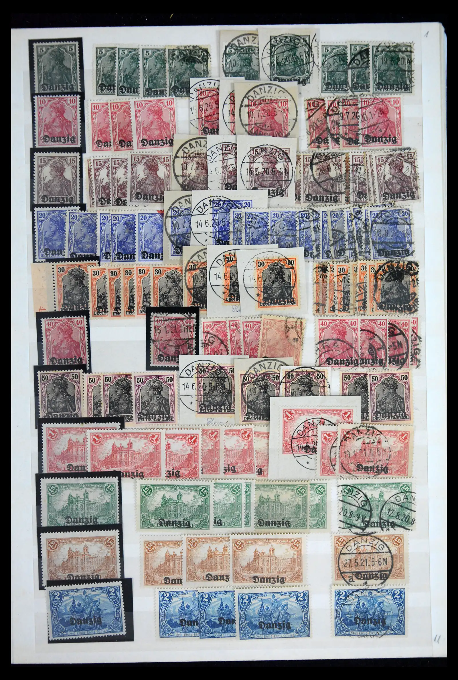 41679 0001 - Stamp collection 41679 Danzig 1920-1939.