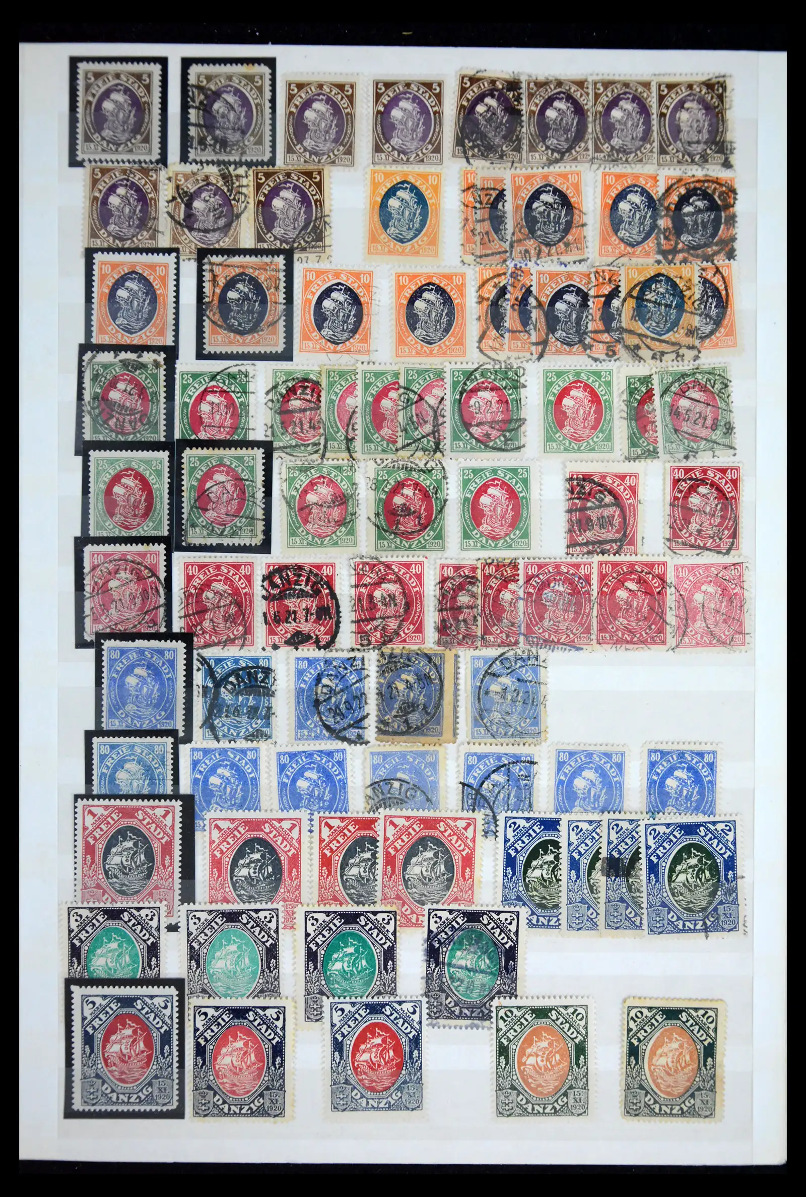 41679 0005 - Stamp collection 41679 Danzig 1920-1939.