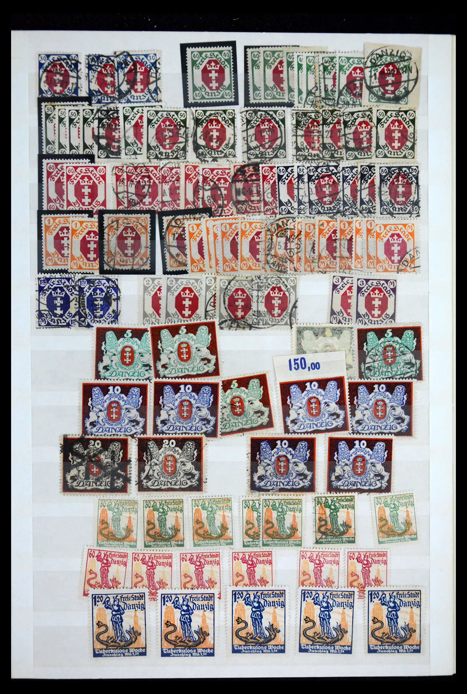 41679 0007 - Stamp collection 41679 Danzig 1920-1939.