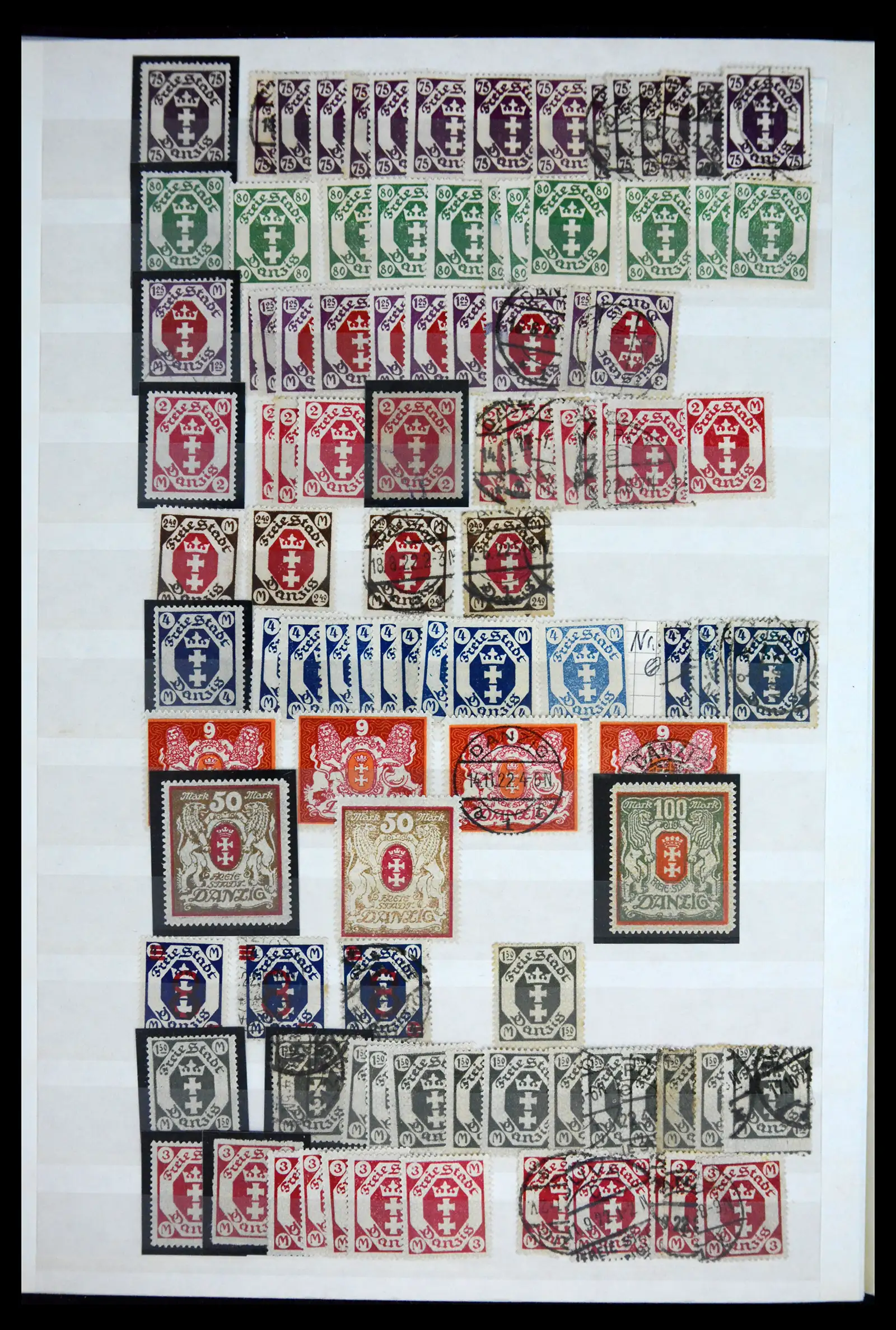 41679 0008 - Stamp collection 41679 Danzig 1920-1939.
