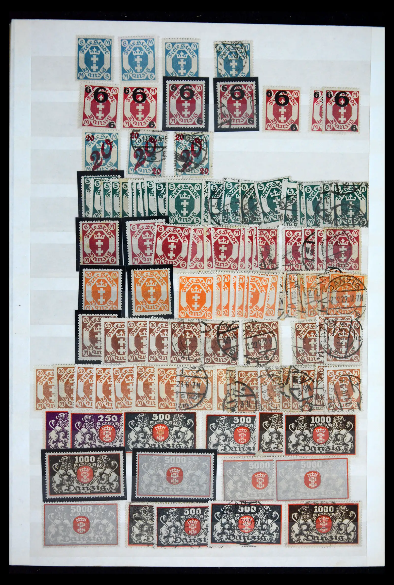 41679 0009 - Stamp collection 41679 Danzig 1920-1939.