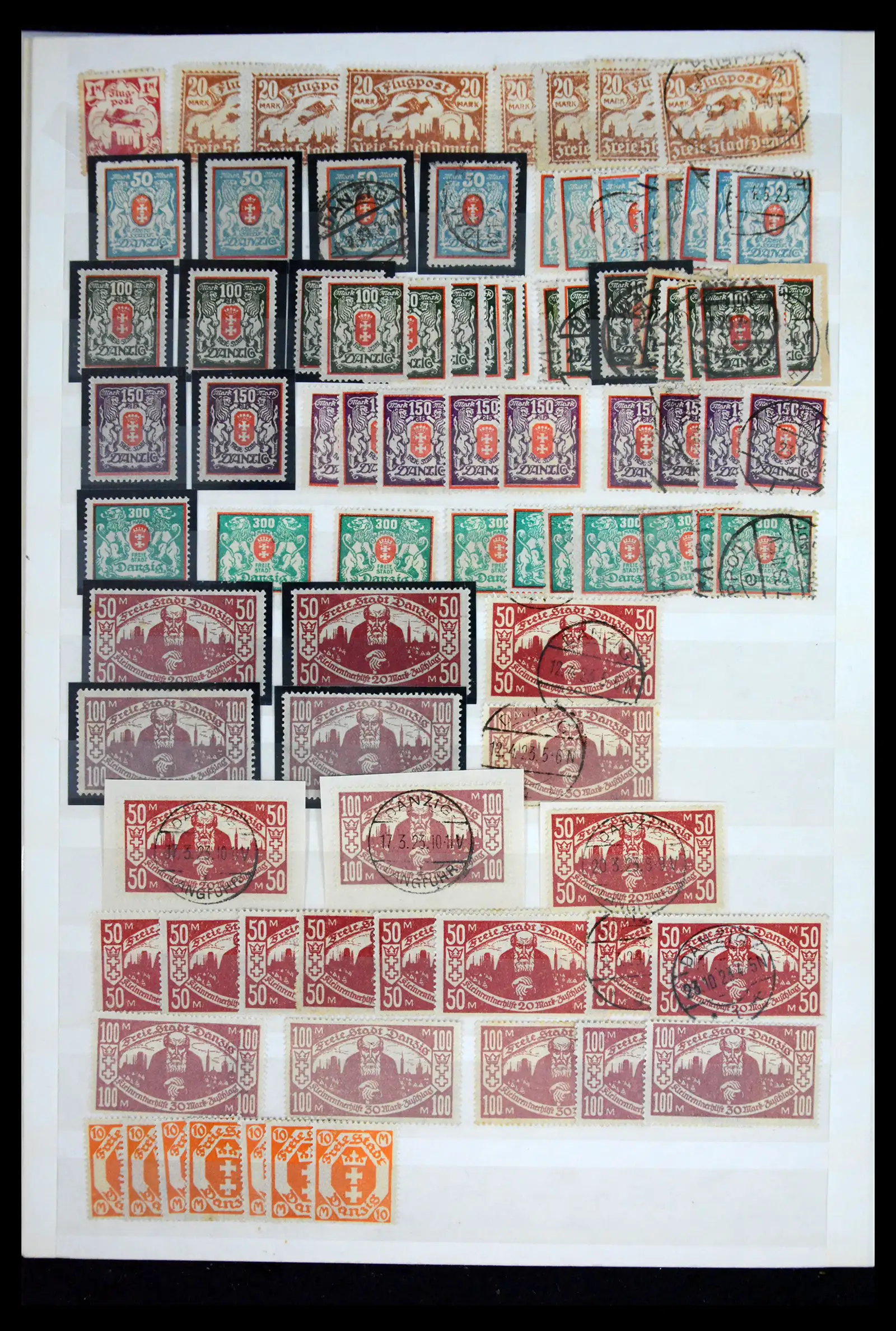 41679 0010 - Stamp collection 41679 Danzig 1920-1939.