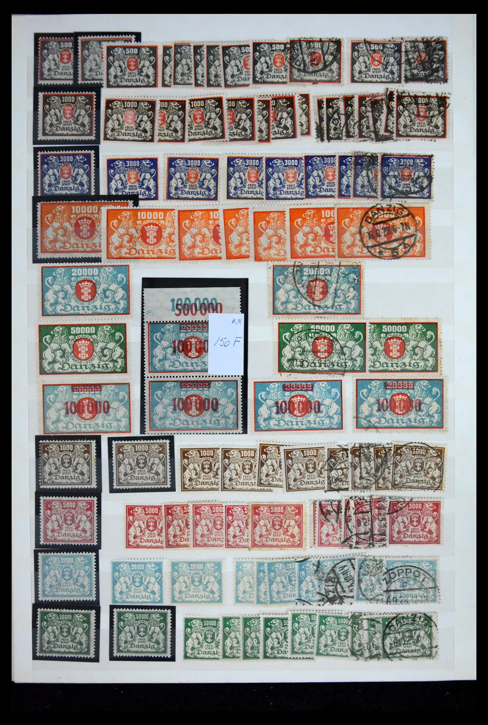 41679 0012 - Stamp collection 41679 Danzig 1920-1939.