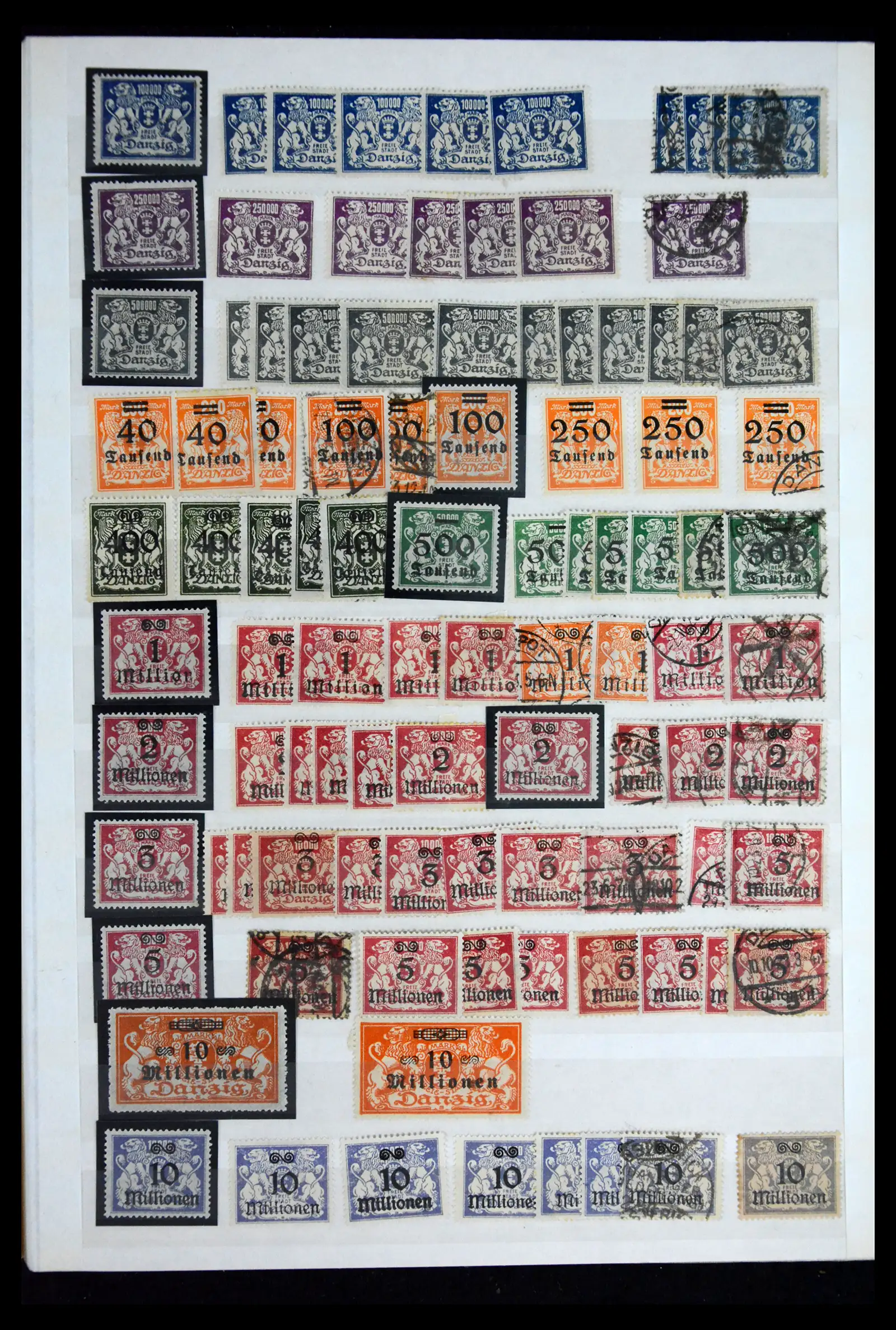 41679 0013 - Stamp collection 41679 Danzig 1920-1939.