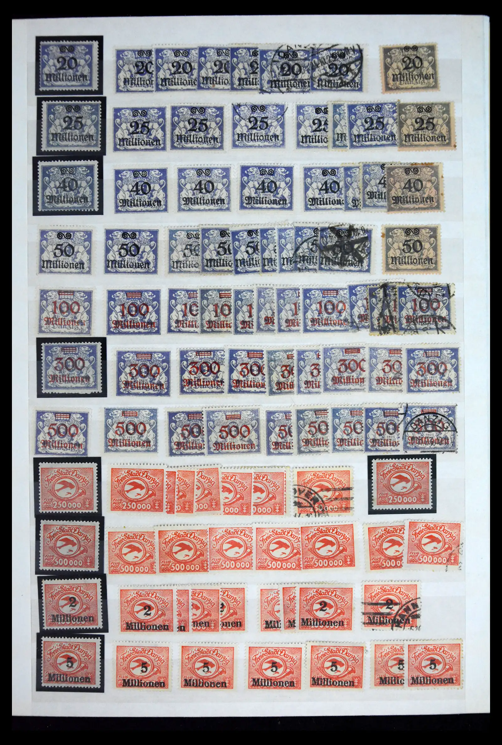 41679 0014 - Stamp collection 41679 Danzig 1920-1939.