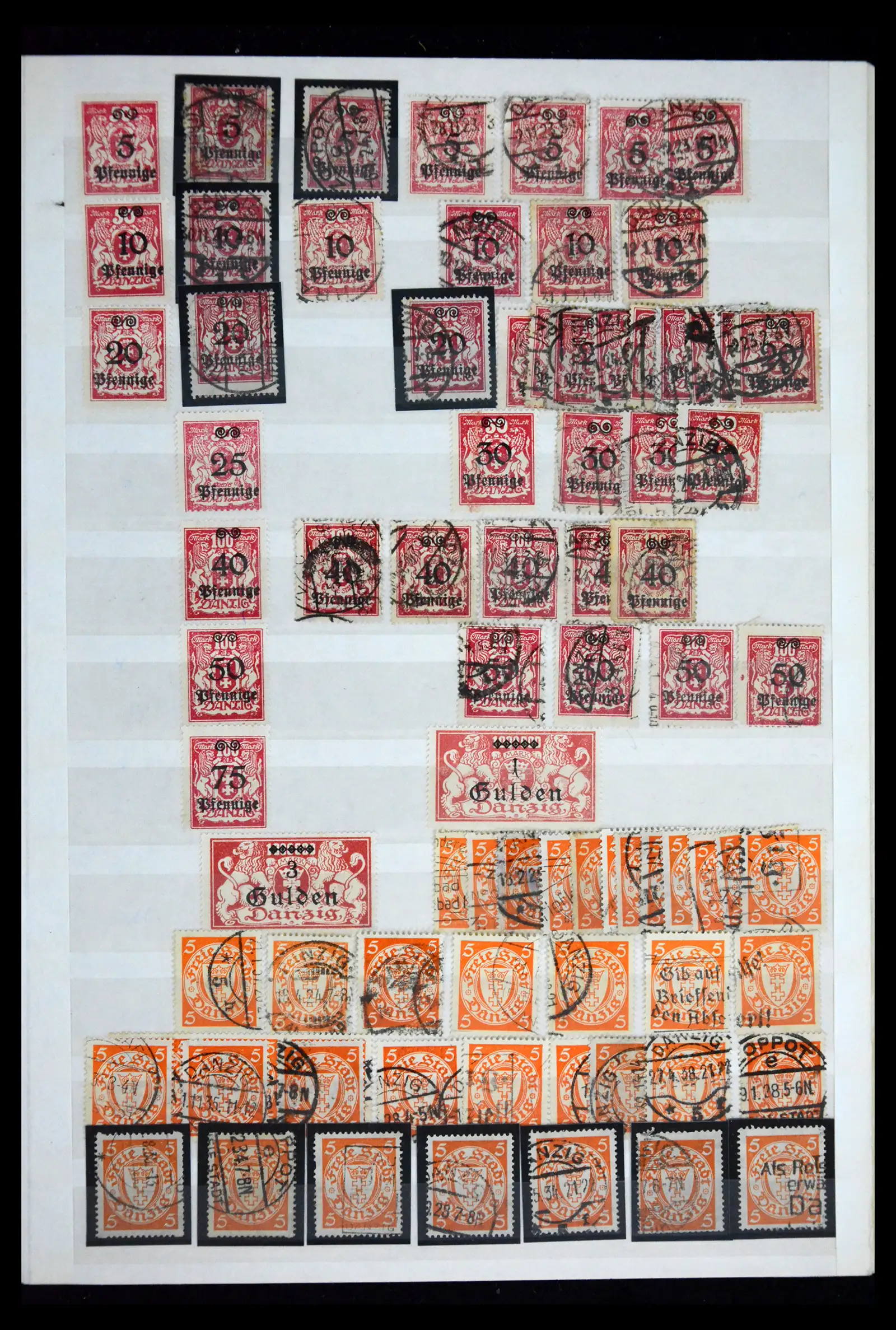 41679 0015 - Stamp collection 41679 Danzig 1920-1939.