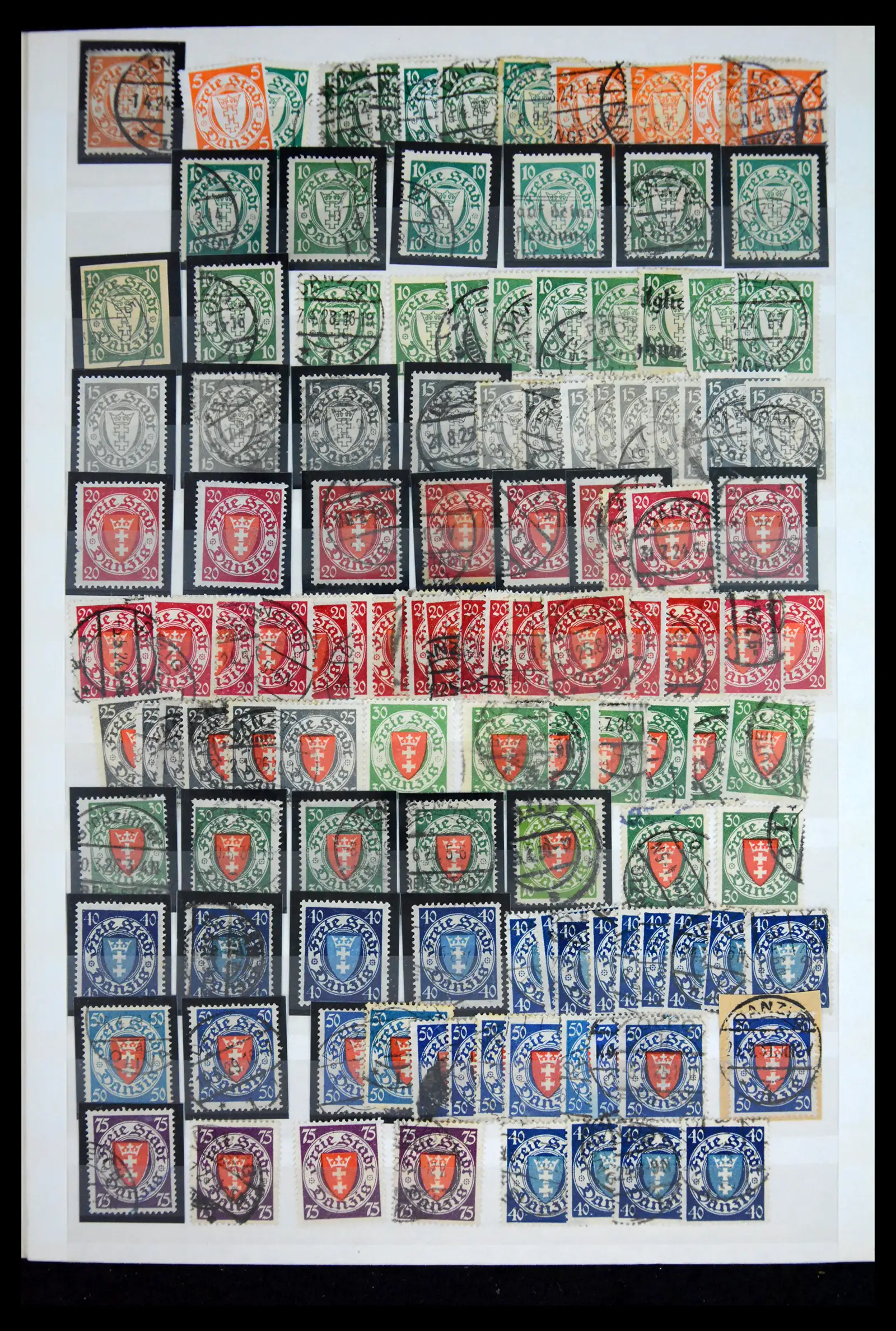 41679 0016 - Stamp collection 41679 Danzig 1920-1939.