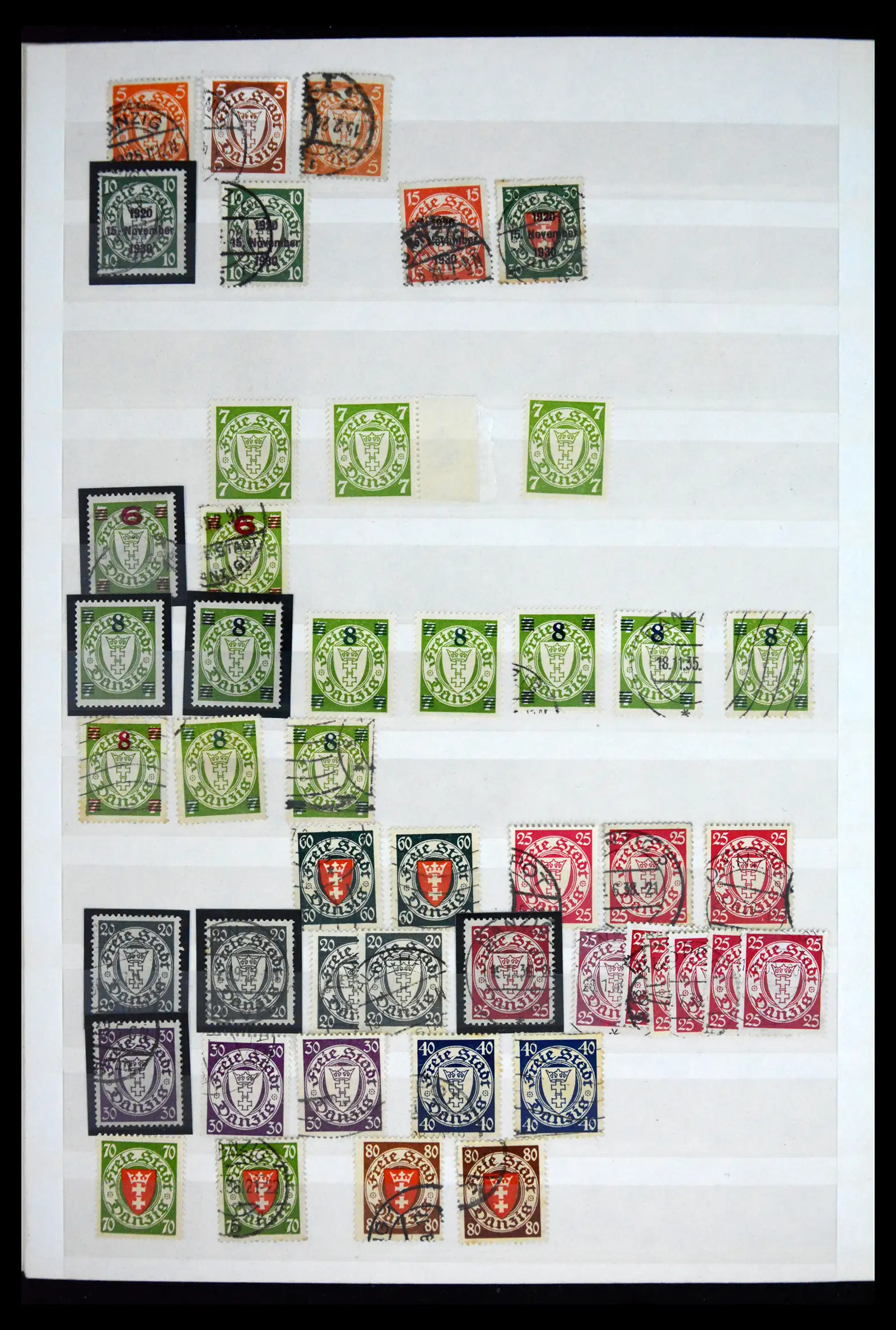 41679 0018 - Stamp collection 41679 Danzig 1920-1939.