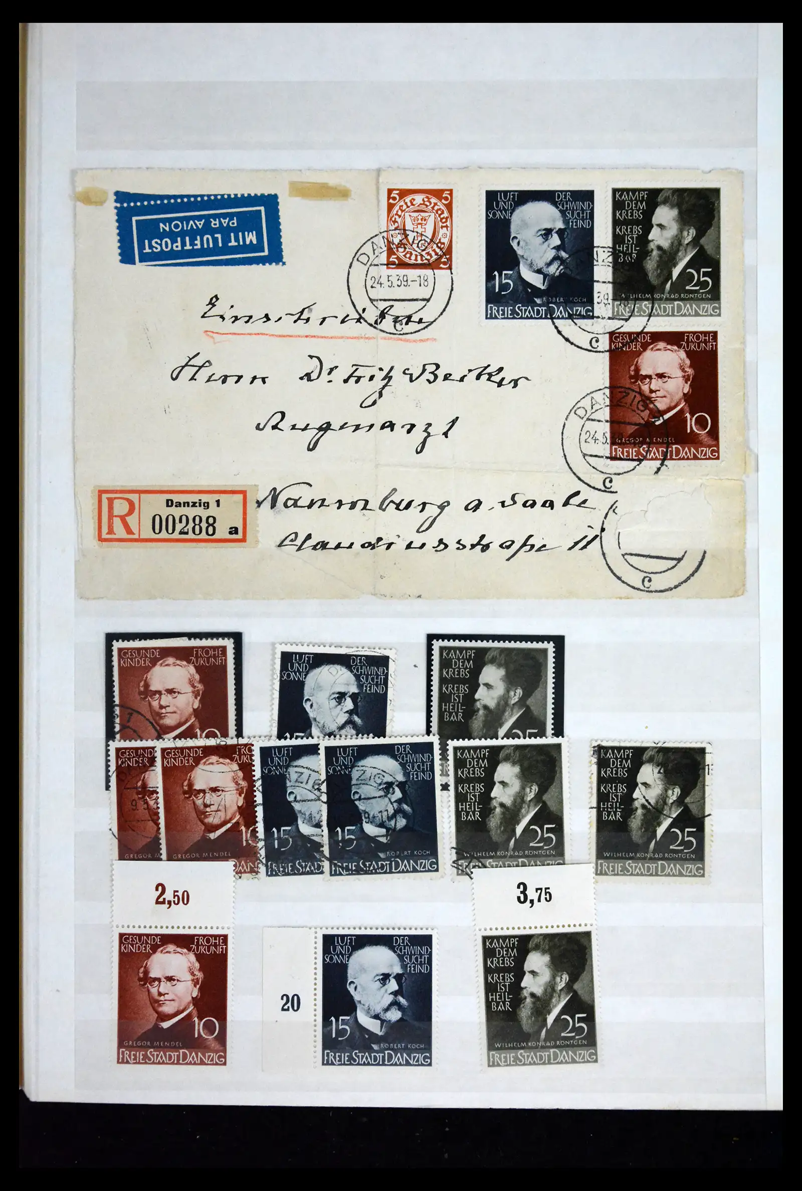 41679 0023 - Stamp collection 41679 Danzig 1920-1939.