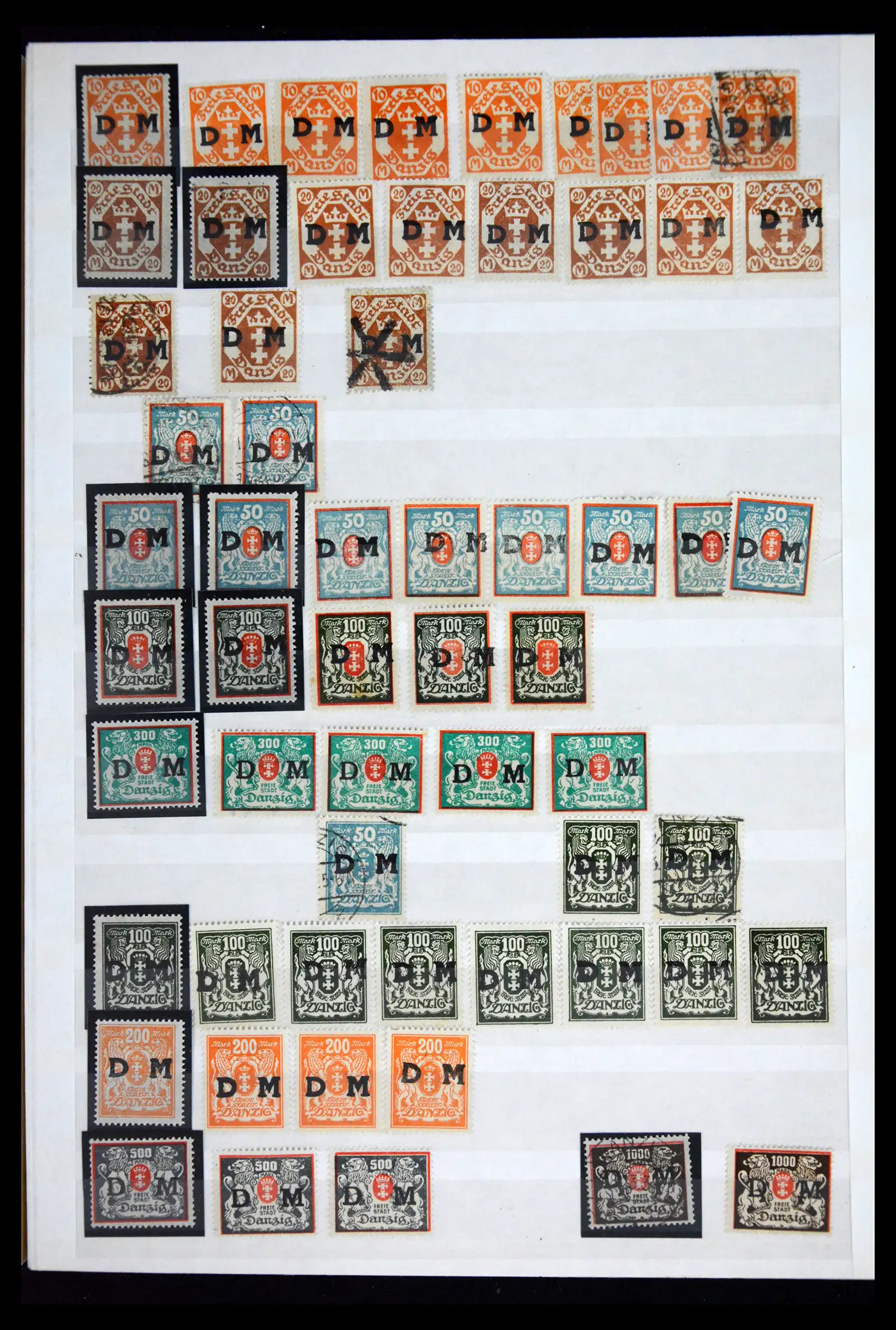 41679 0027 - Stamp collection 41679 Danzig 1920-1939.