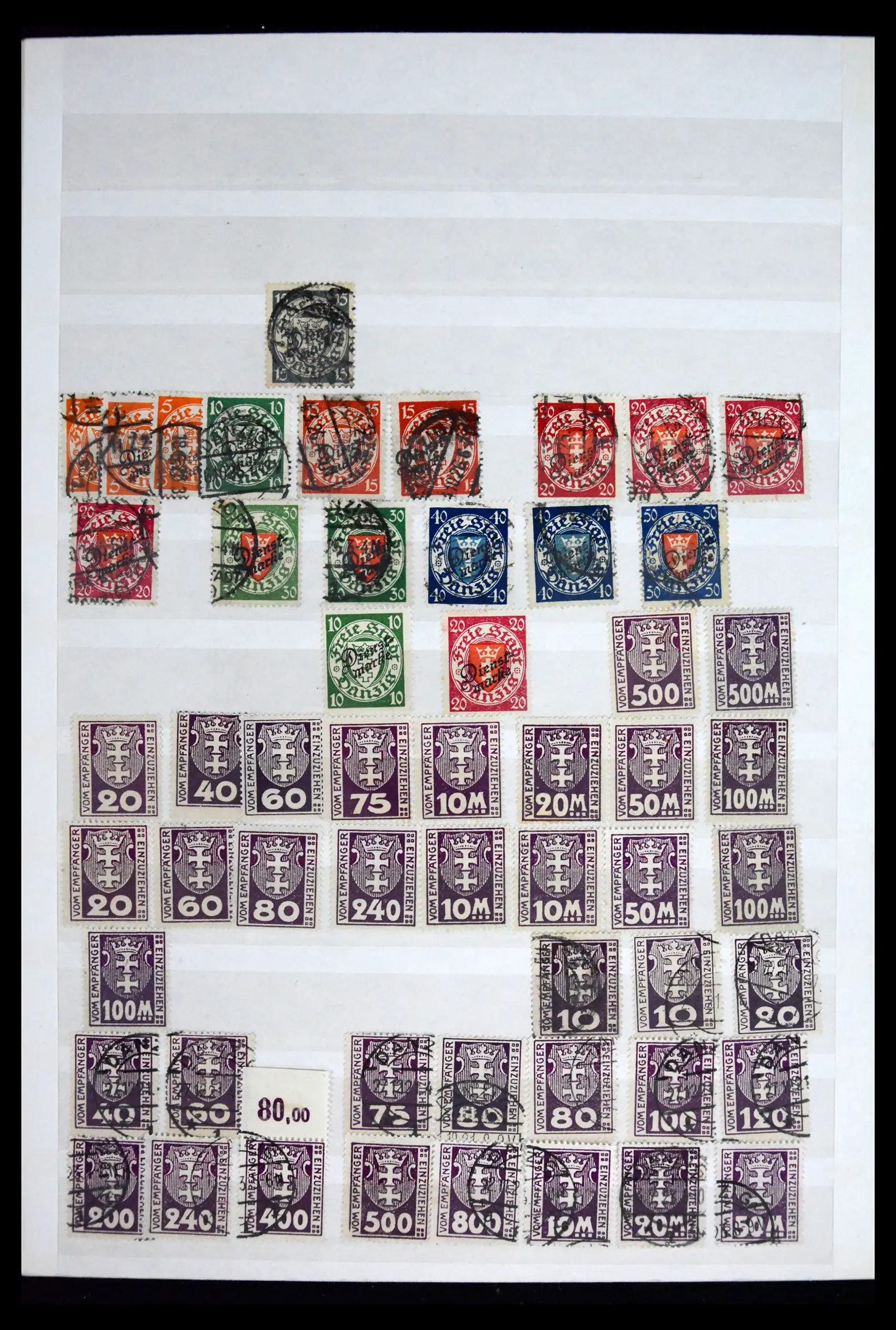 41679 0028 - Stamp collection 41679 Danzig 1920-1939.