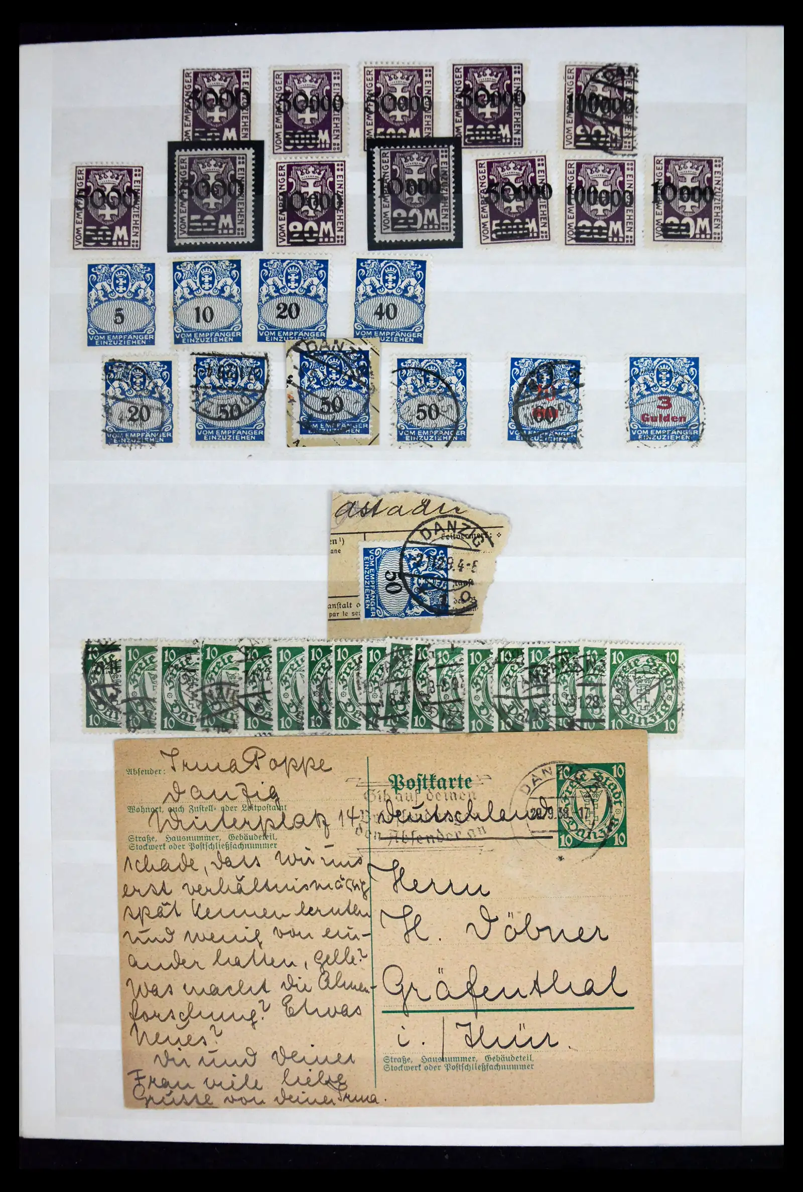 41679 0030 - Stamp collection 41679 Danzig 1920-1939.