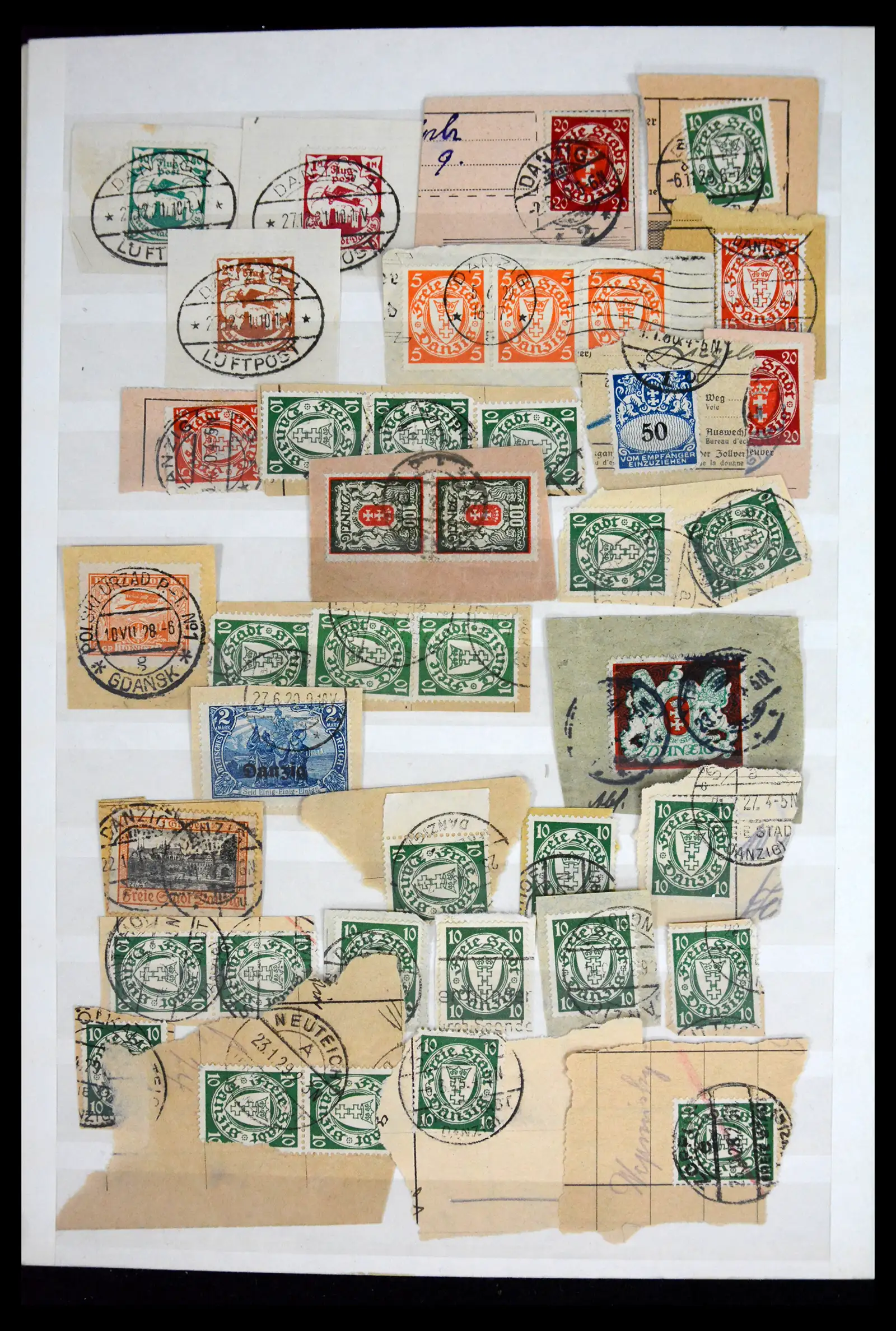 41679 0032 - Stamp collection 41679 Danzig 1920-1939.