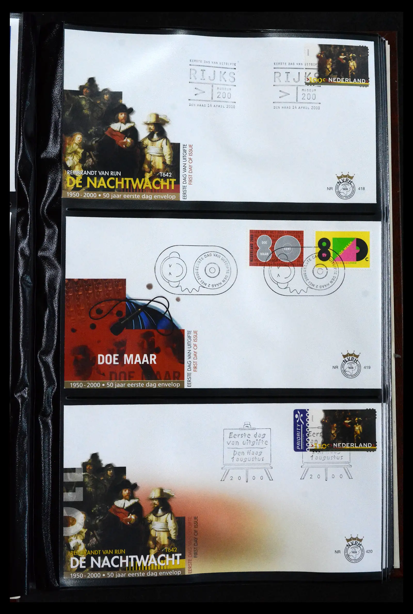 41683 0003 - Postzegelverzameling 41683 Nederland fdc's 2001-2013.