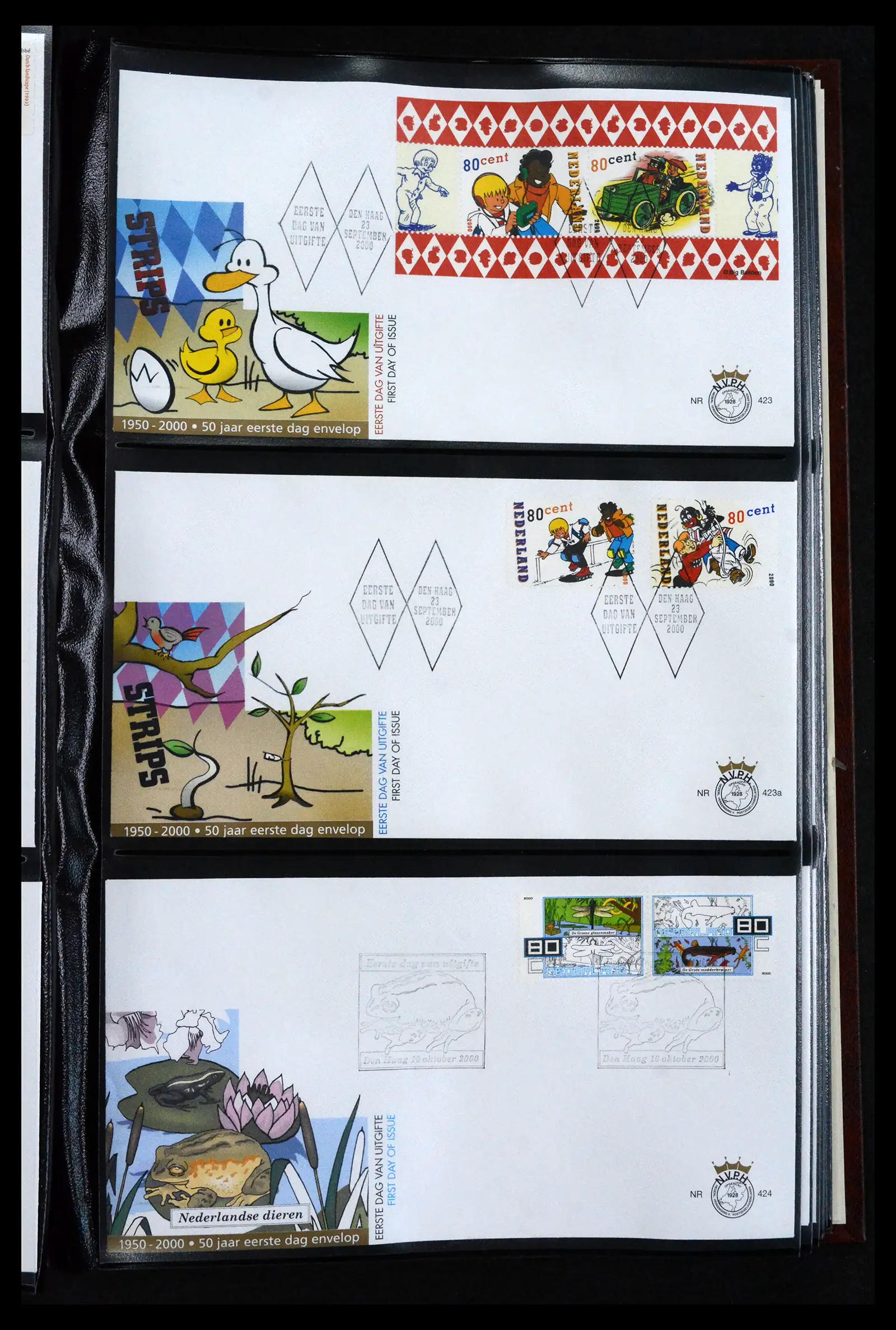 41683 0005 - Postzegelverzameling 41683 Nederland fdc's 2001-2013.