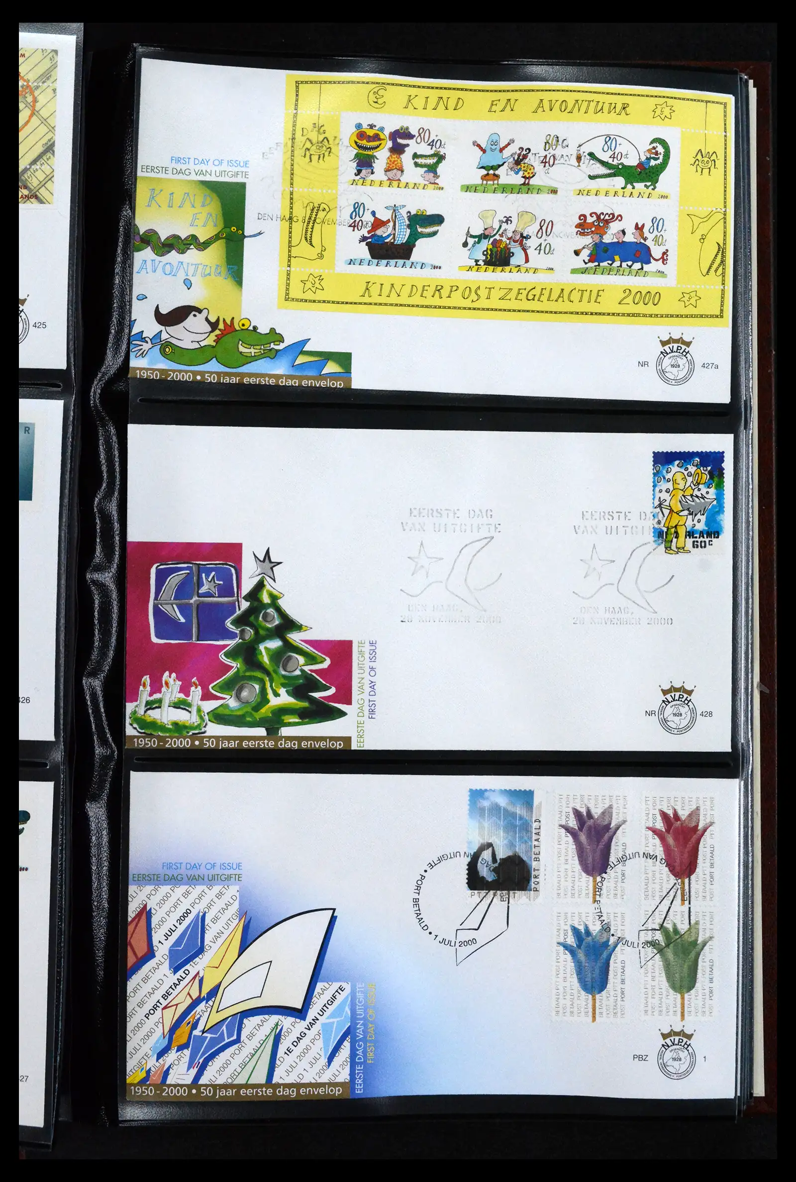 41683 0007 - Postzegelverzameling 41683 Nederland fdc's 2001-2013.