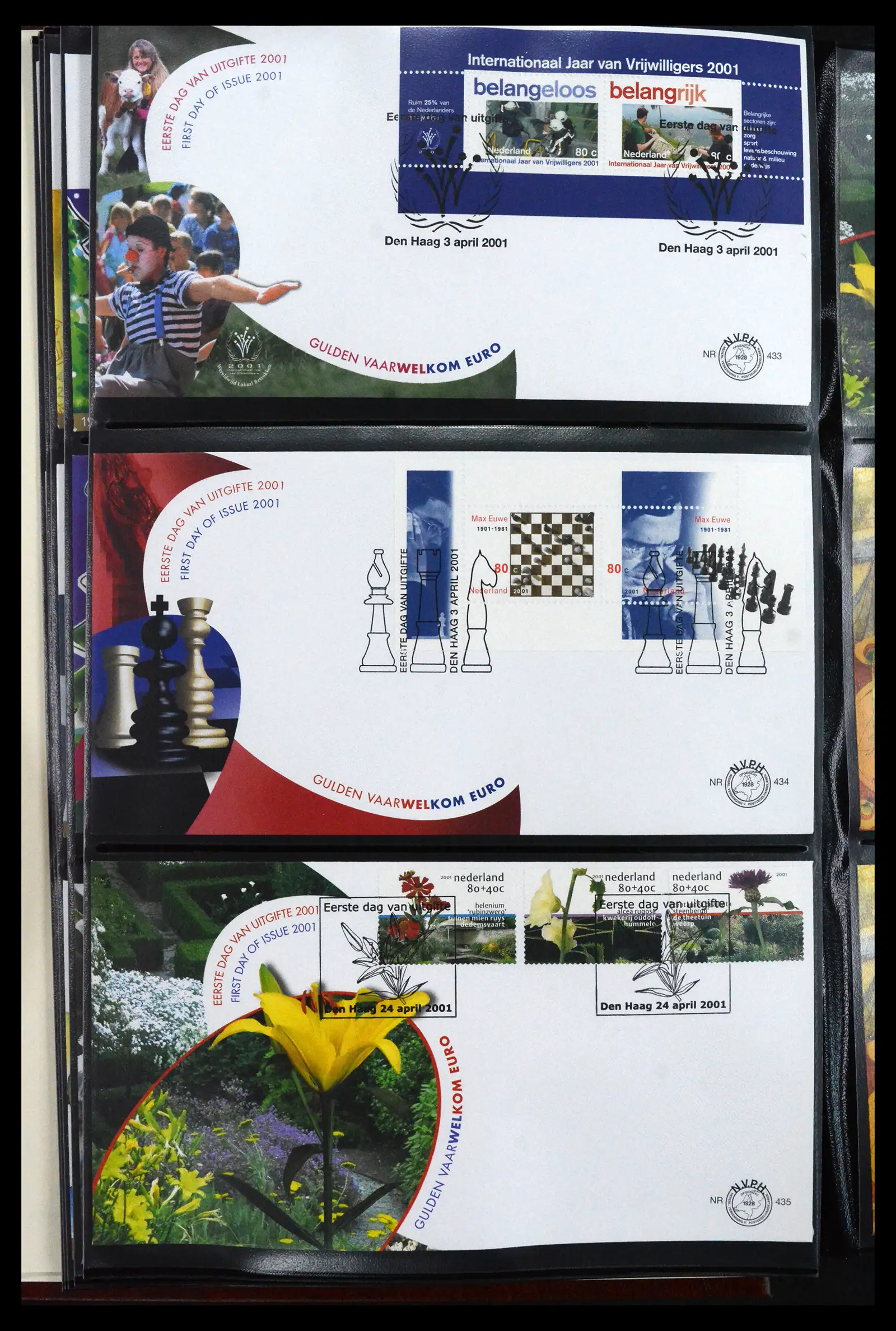 41683 0010 - Postzegelverzameling 41683 Nederland fdc's 2001-2013.