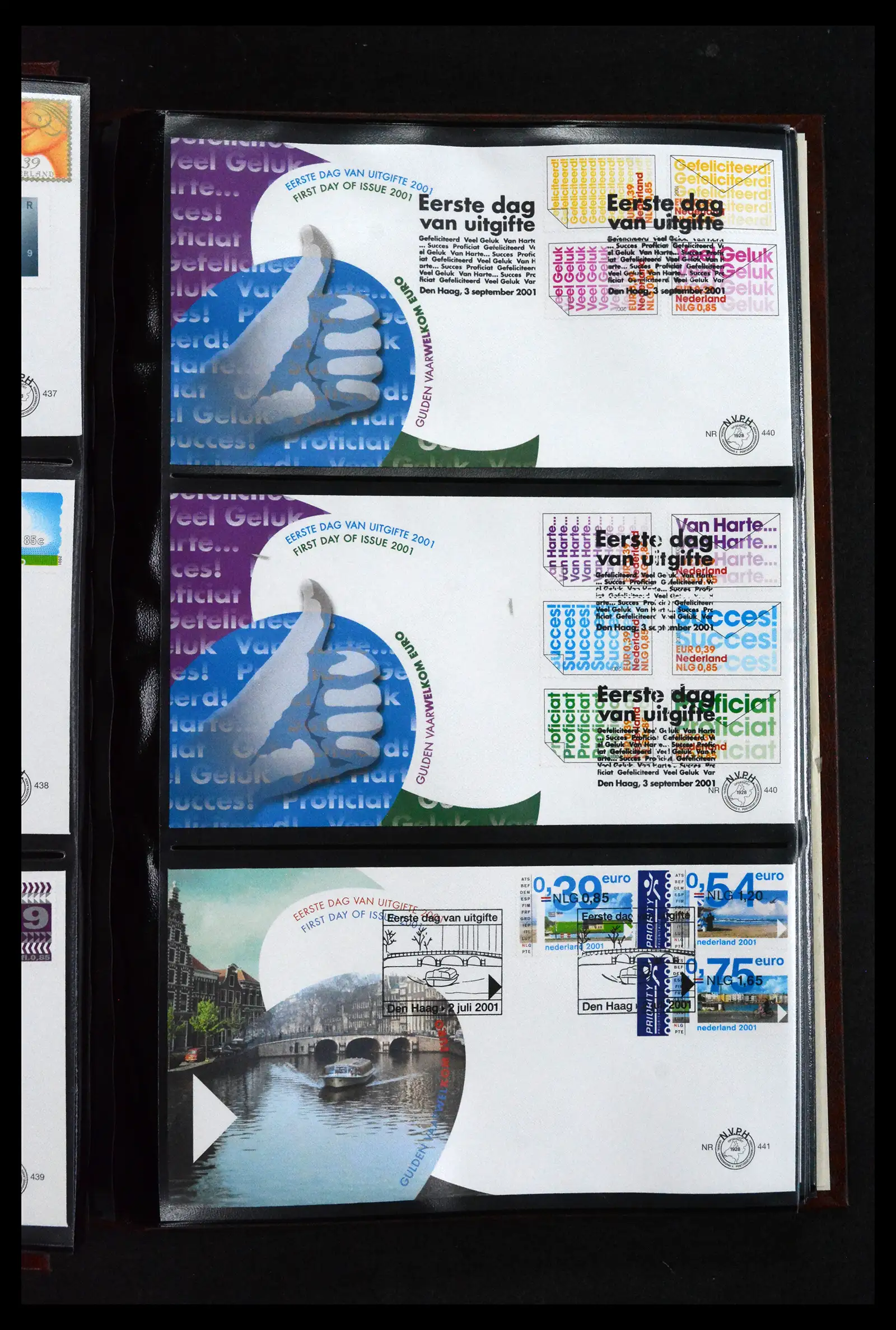 41683 0013 - Postzegelverzameling 41683 Nederland fdc's 2001-2013.