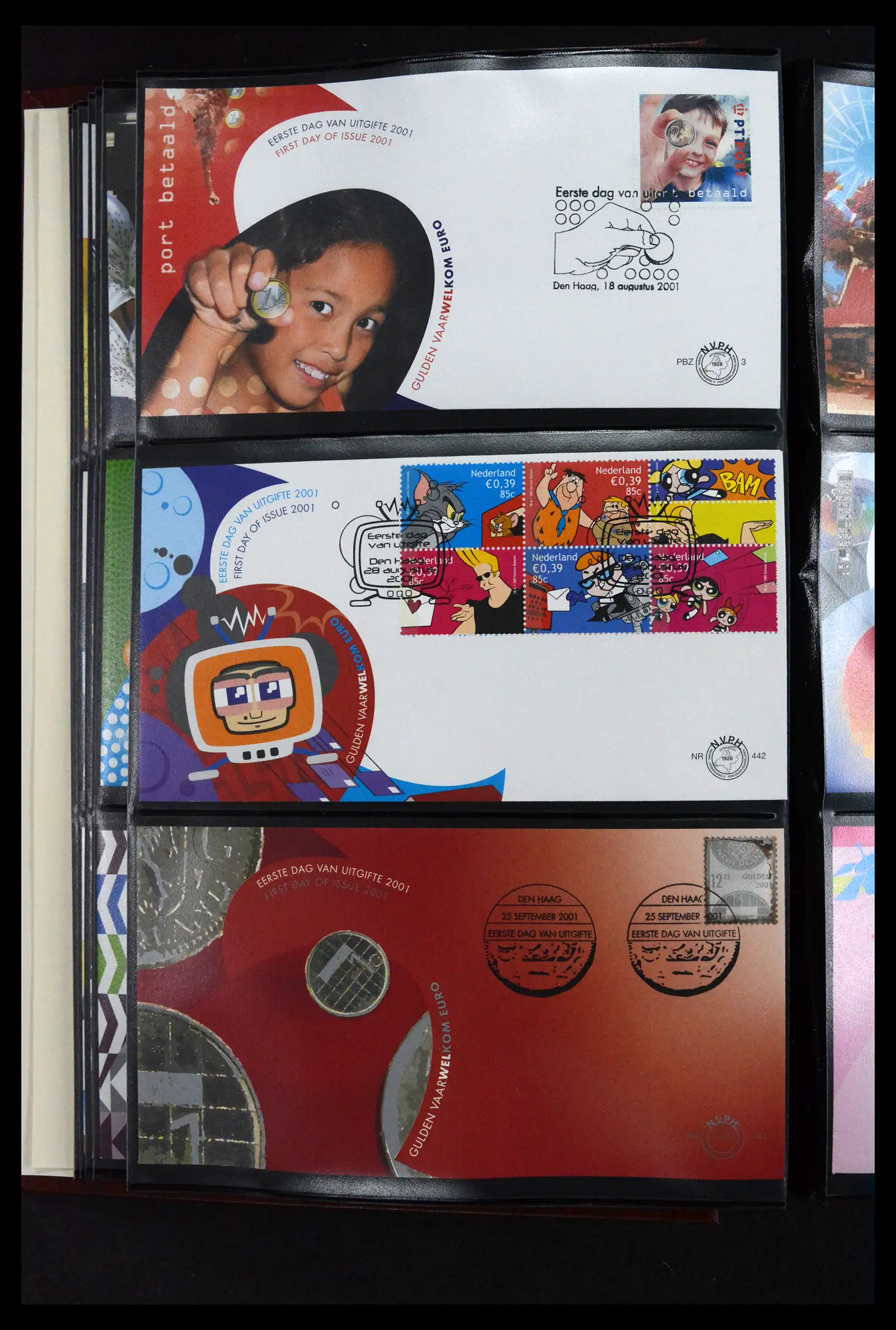 41683 0014 - Postzegelverzameling 41683 Nederland fdc's 2001-2013.